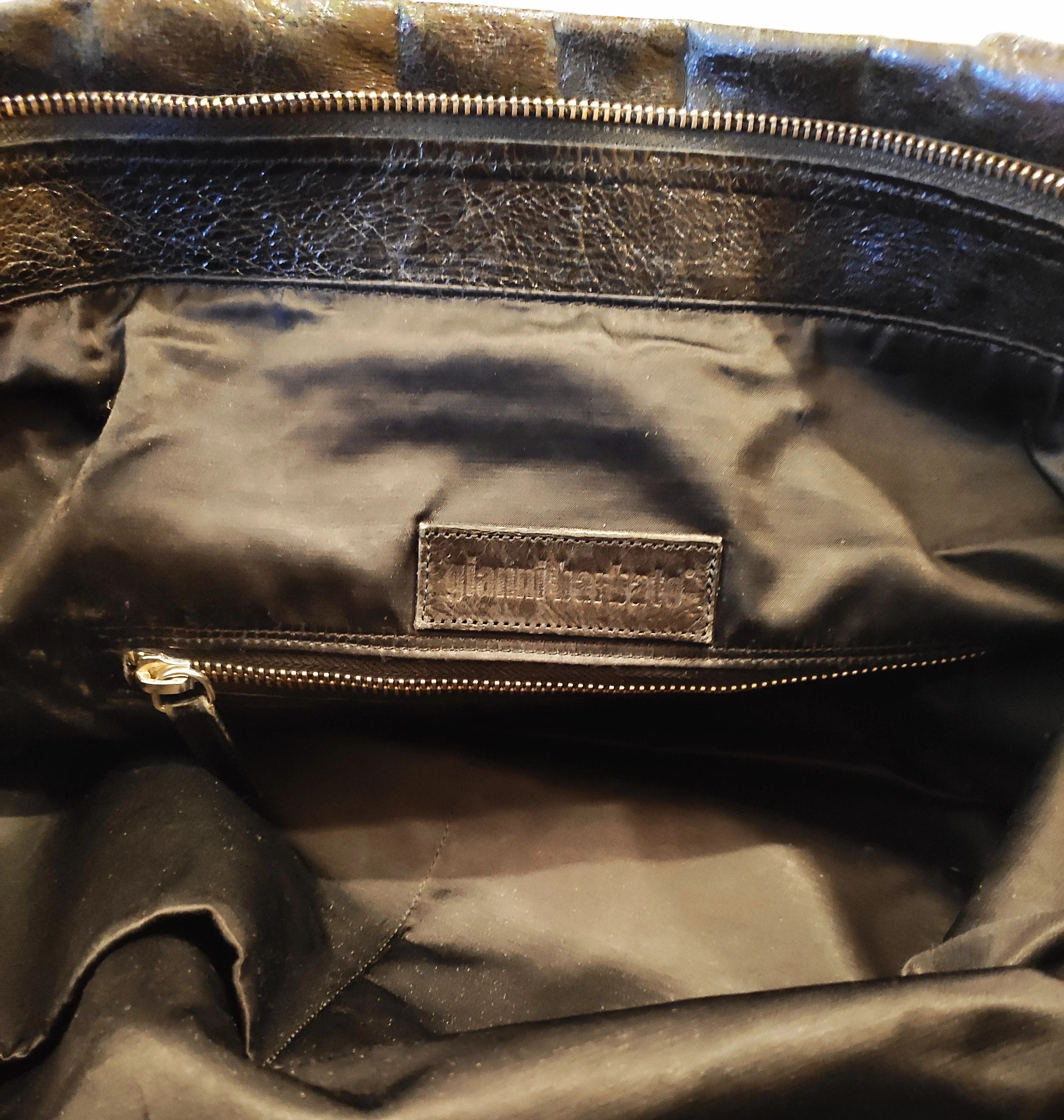 Midi leather bag.Like Balenciaga or Gucci bags