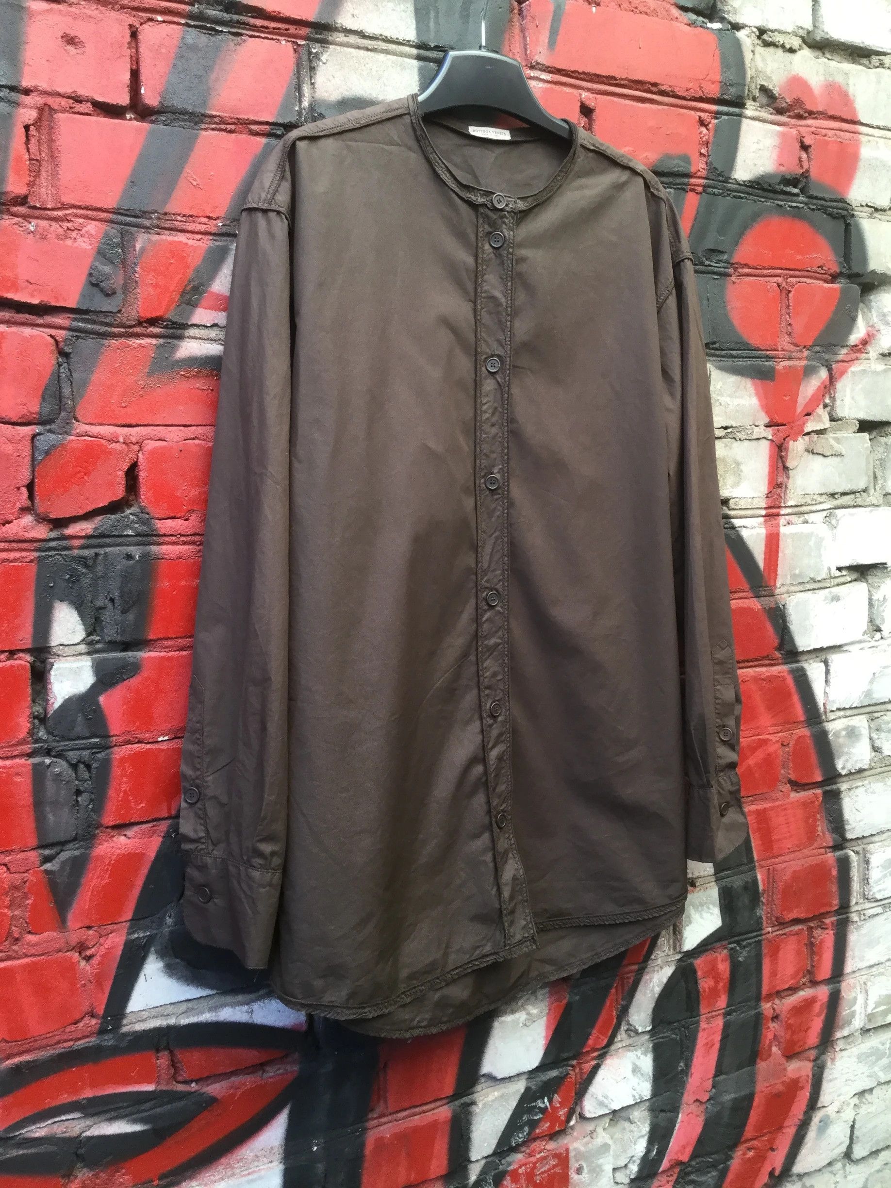 Bottega Veneta Brown blouse.Like Prada or Dior Size M / US 6-8 / IT 42-44 - 2 Thumbnail