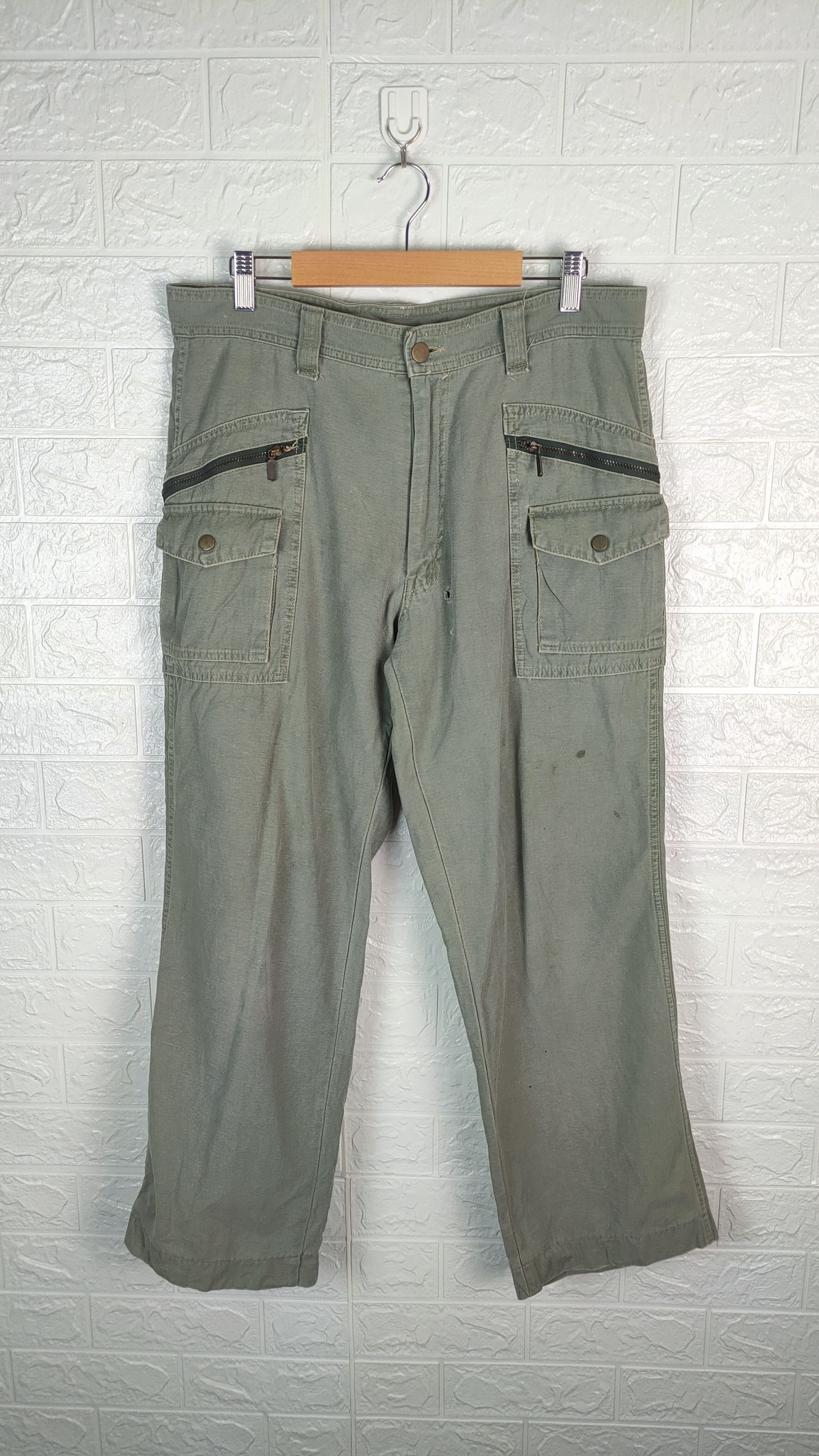 💥Japanese Grandcisco MultiPocket Cargo Bush Pants #1127💥