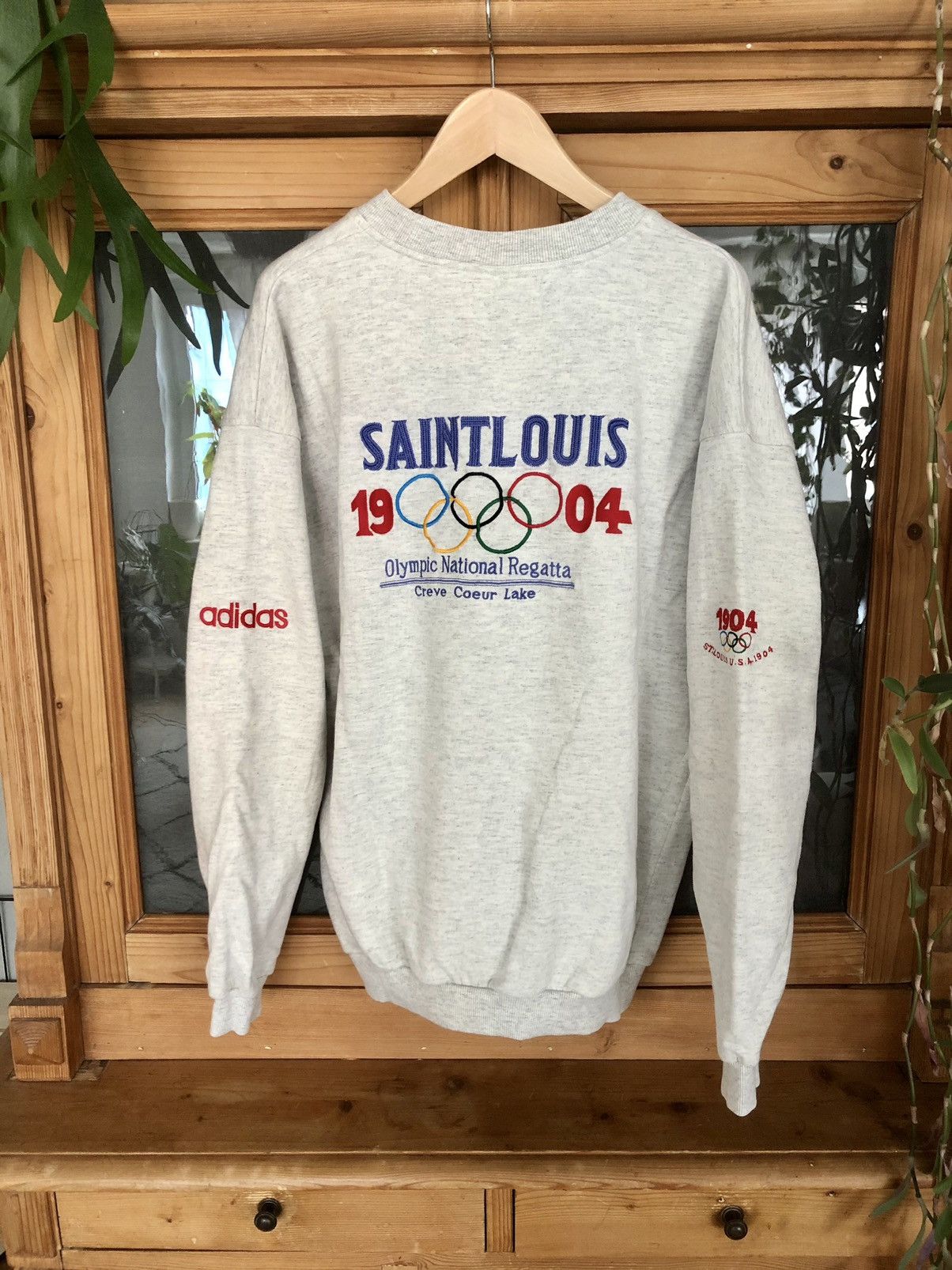 【数量限定】 Adidas National 1904 Louis St. sizeL Sweater Olympic Adidas トップス
