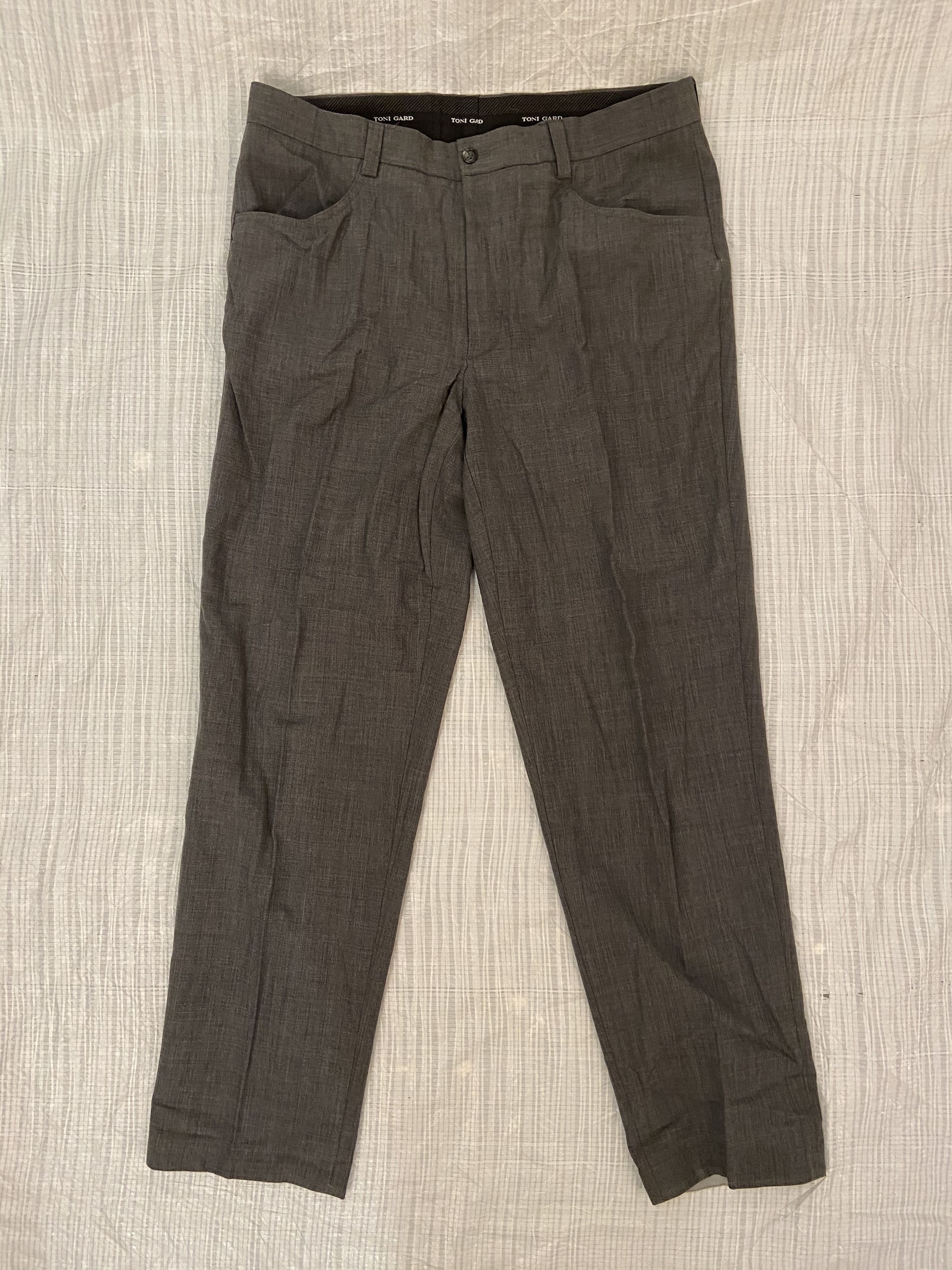 Toni Gard Toni Gard Gray Wool Trousers | Grailed