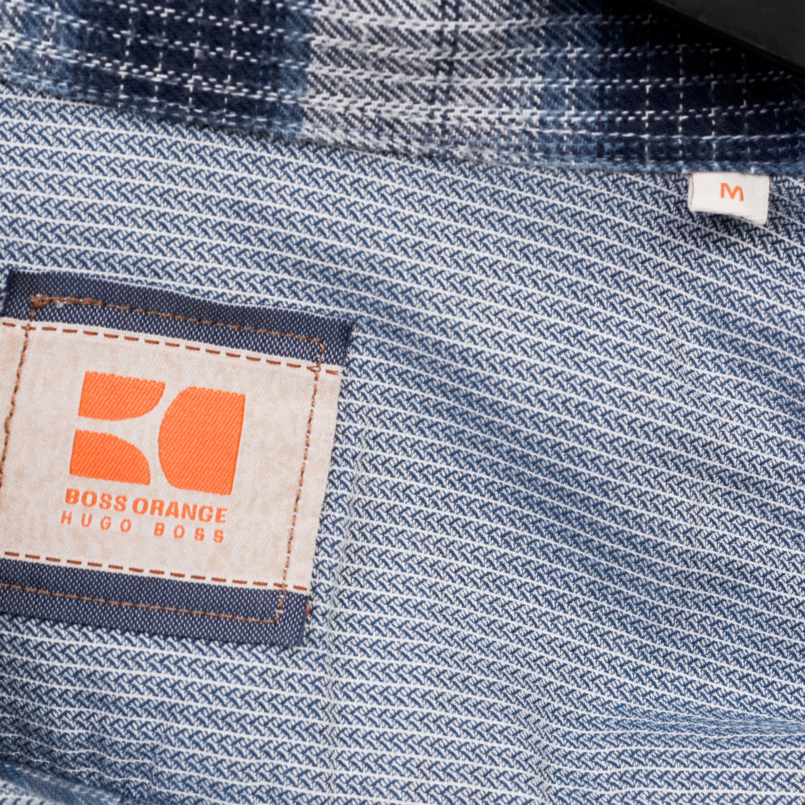 Hugo Boss Orange Label Casual Long Sleeve Check Plaid Tartan Cotton Size US M / EU 48-50 / 2 - 4 Thumbnail