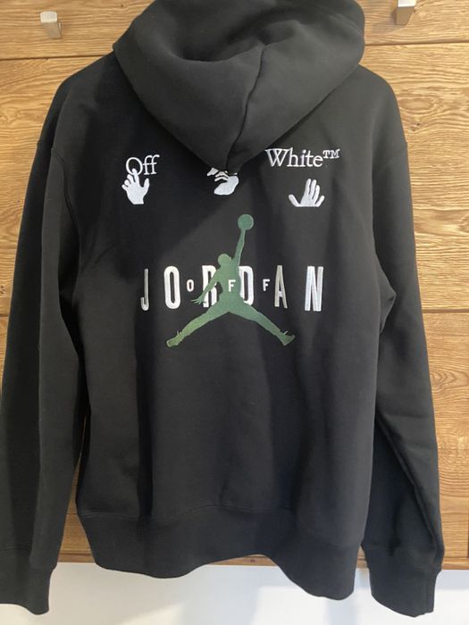 Jordan Brand Off White x Jordan Hoodie Black FW21 Grailed