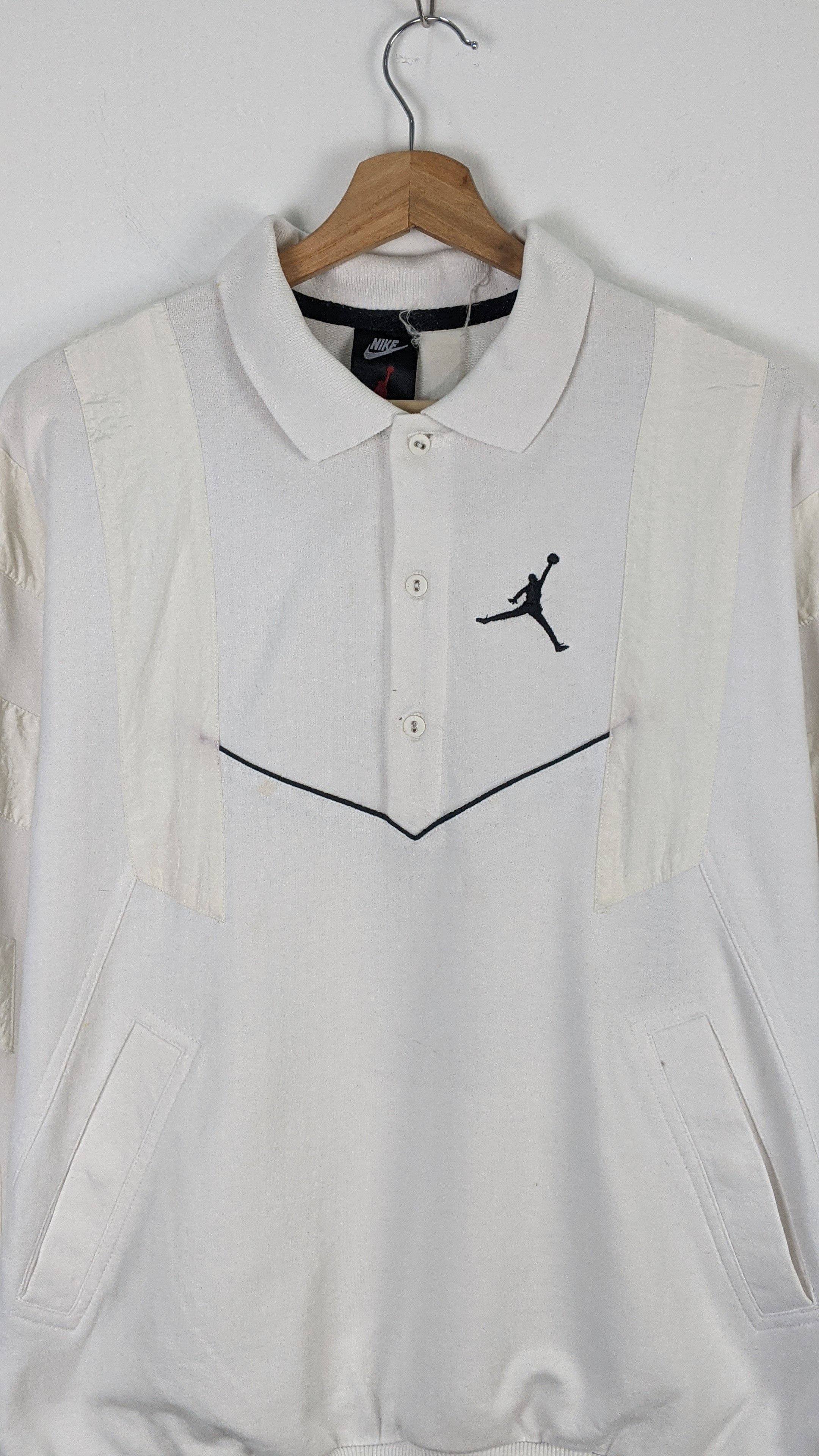 Nike Nike Jordan Flight Polo Sweatshirt Size US L / EU 52-54 / 3 - 3 Thumbnail