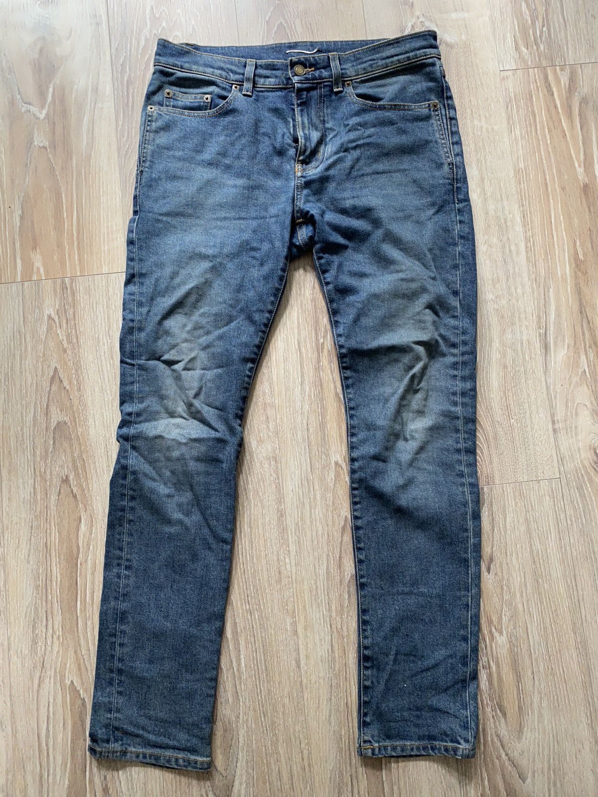 Saint Laurent Paris Blue D21 Skinny Denim | Grailed