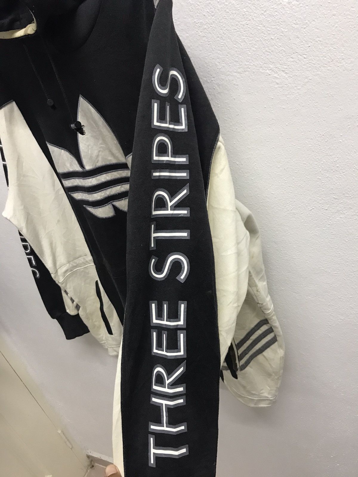 Adidas Vintage 90 Adidas Big Trefoil Descente Three Stripes Hoodie Size US L / EU 52-54 / 3 - 4 Thumbnail