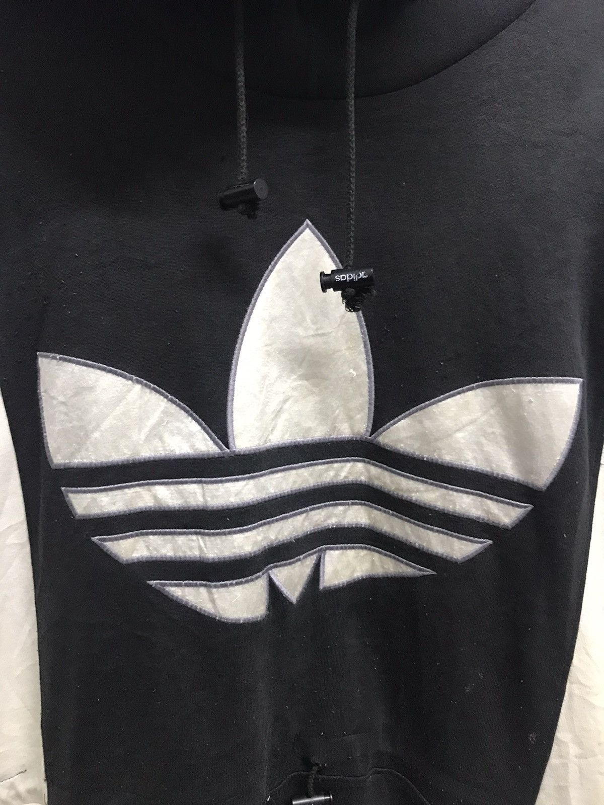 Adidas Vintage 90 Adidas Big Trefoil Descente Three Stripes Hoodie Size US L / EU 52-54 / 3 - 6 Thumbnail