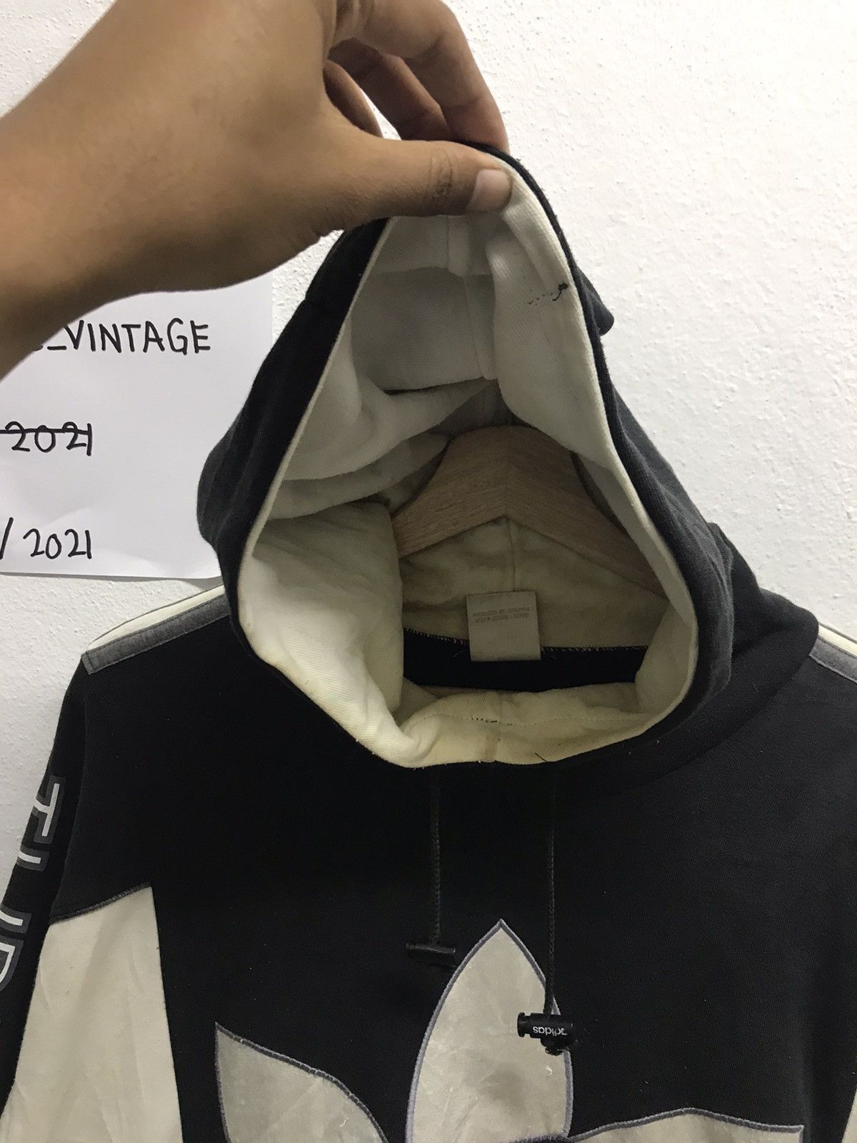 Adidas Vintage 90 Adidas Big Trefoil Descente Three Stripes Hoodie Size US L / EU 52-54 / 3 - 3 Thumbnail