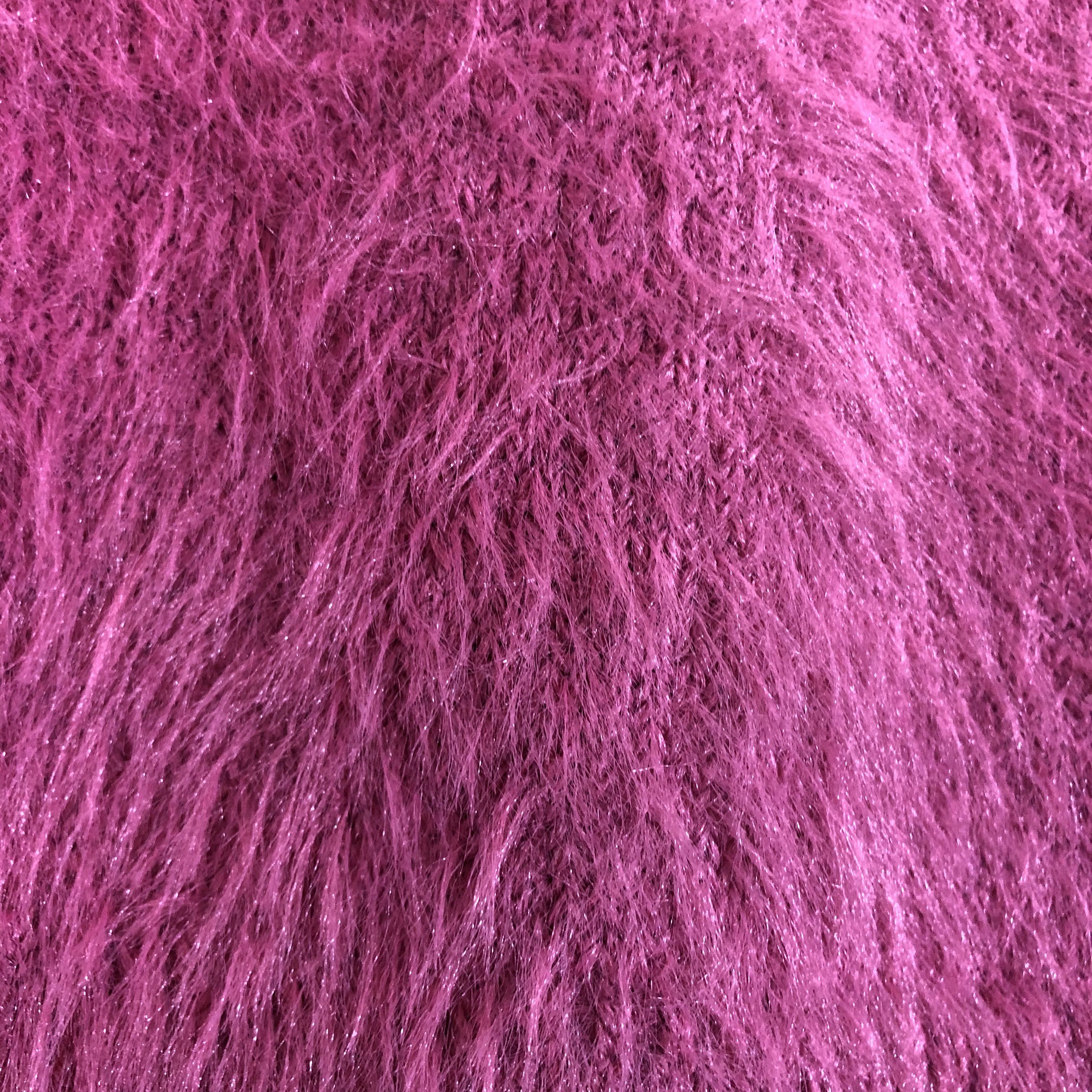 Homespun Knitwear DLL japan Pink Mohair shag shaggy fur Kniwear #c078 Size US S / EU 44-46 / 1 - 11 Thumbnail