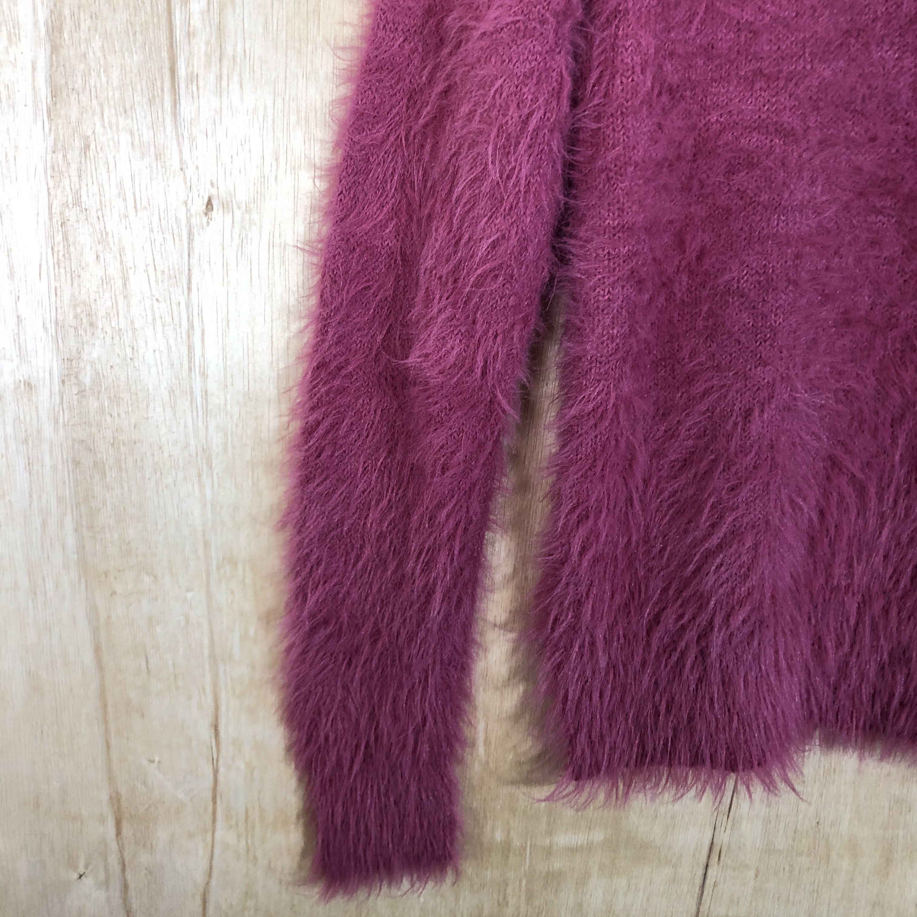 Homespun Knitwear DLL japan Pink Mohair shag shaggy fur Kniwear #c078 Size US S / EU 44-46 / 1 - 8 Thumbnail