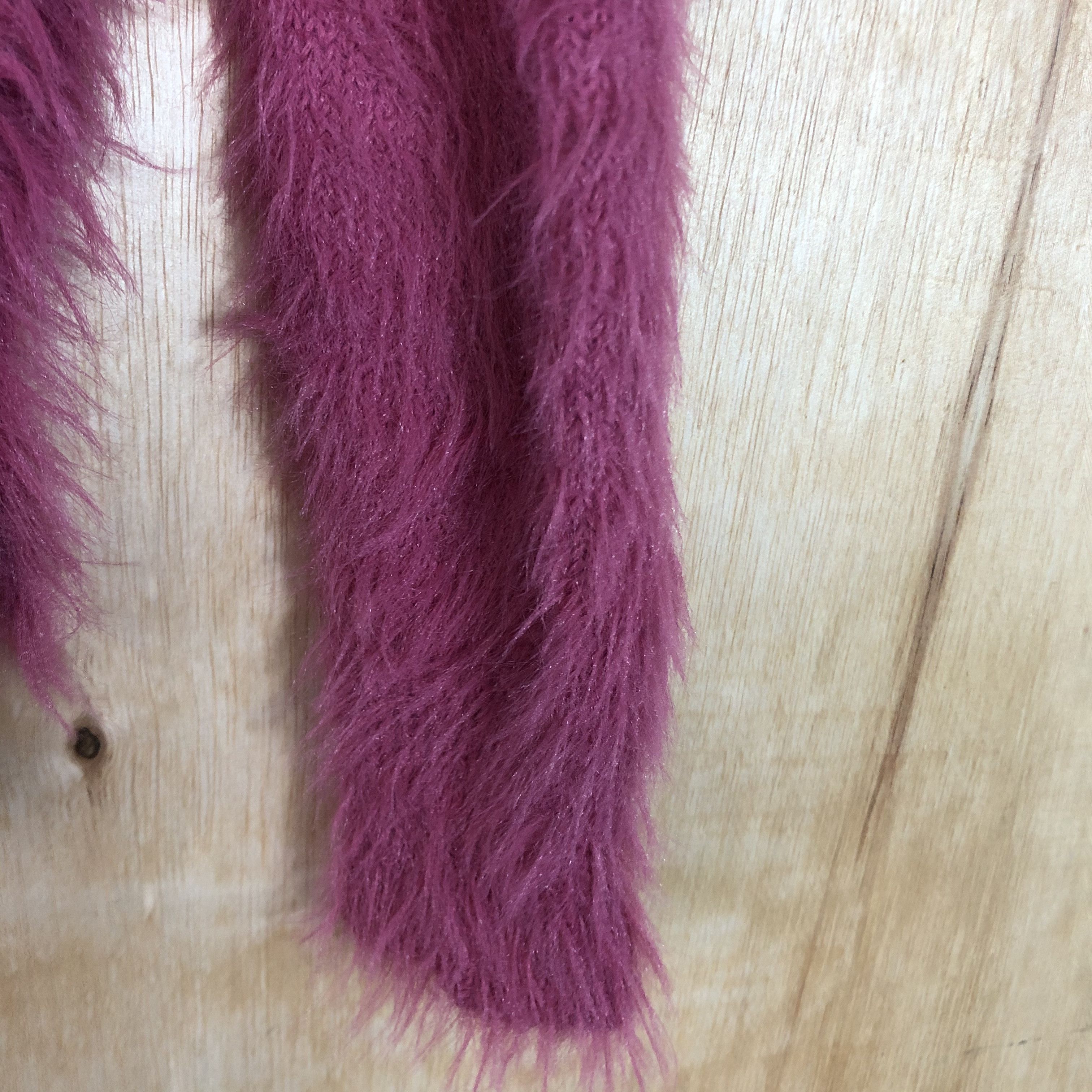 Homespun Knitwear DLL japan Pink Mohair shag shaggy fur Kniwear #c078 Size US S / EU 44-46 / 1 - 9 Thumbnail