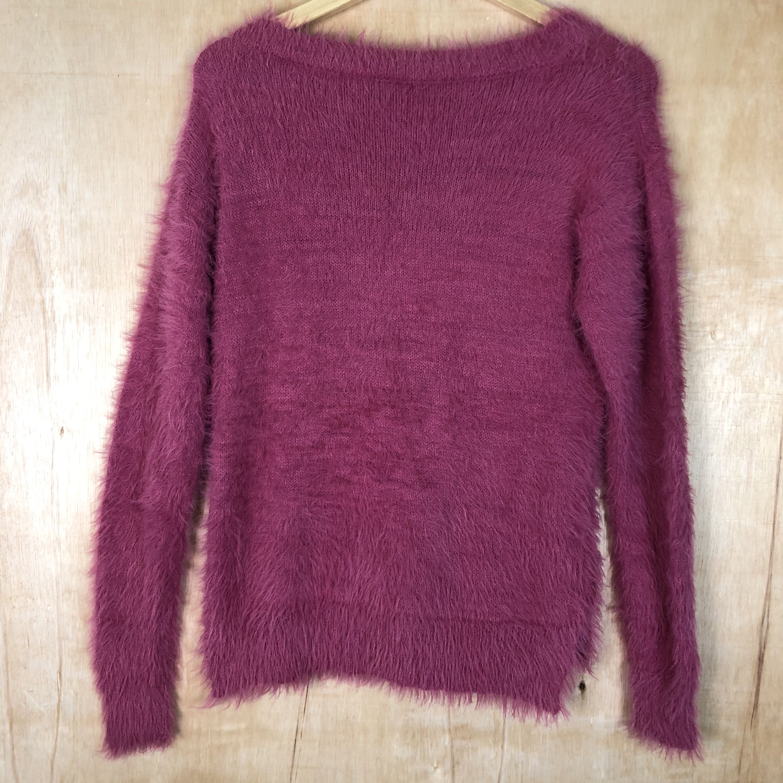 Homespun Knitwear DLL japan Pink Mohair shag shaggy fur Kniwear #c078 Size US S / EU 44-46 / 1 - 6 Thumbnail