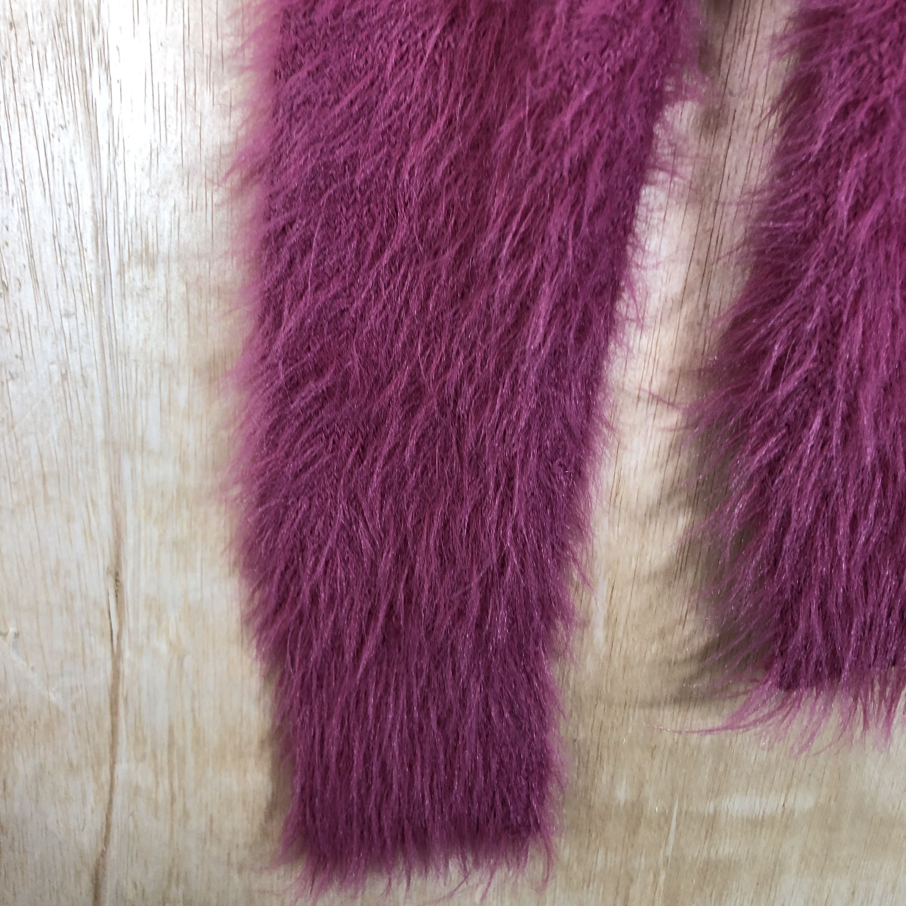 Homespun Knitwear DLL japan Pink Mohair shag shaggy fur Kniwear #c078 Size US S / EU 44-46 / 1 - 7 Thumbnail