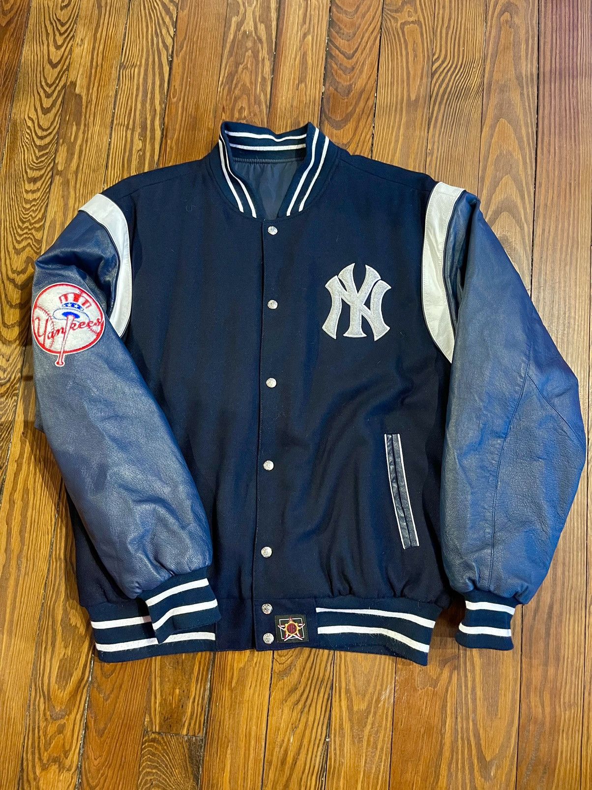 Jeff Hamilton New York Yankees Jeff Hamilton Vintage Logo Leather ...