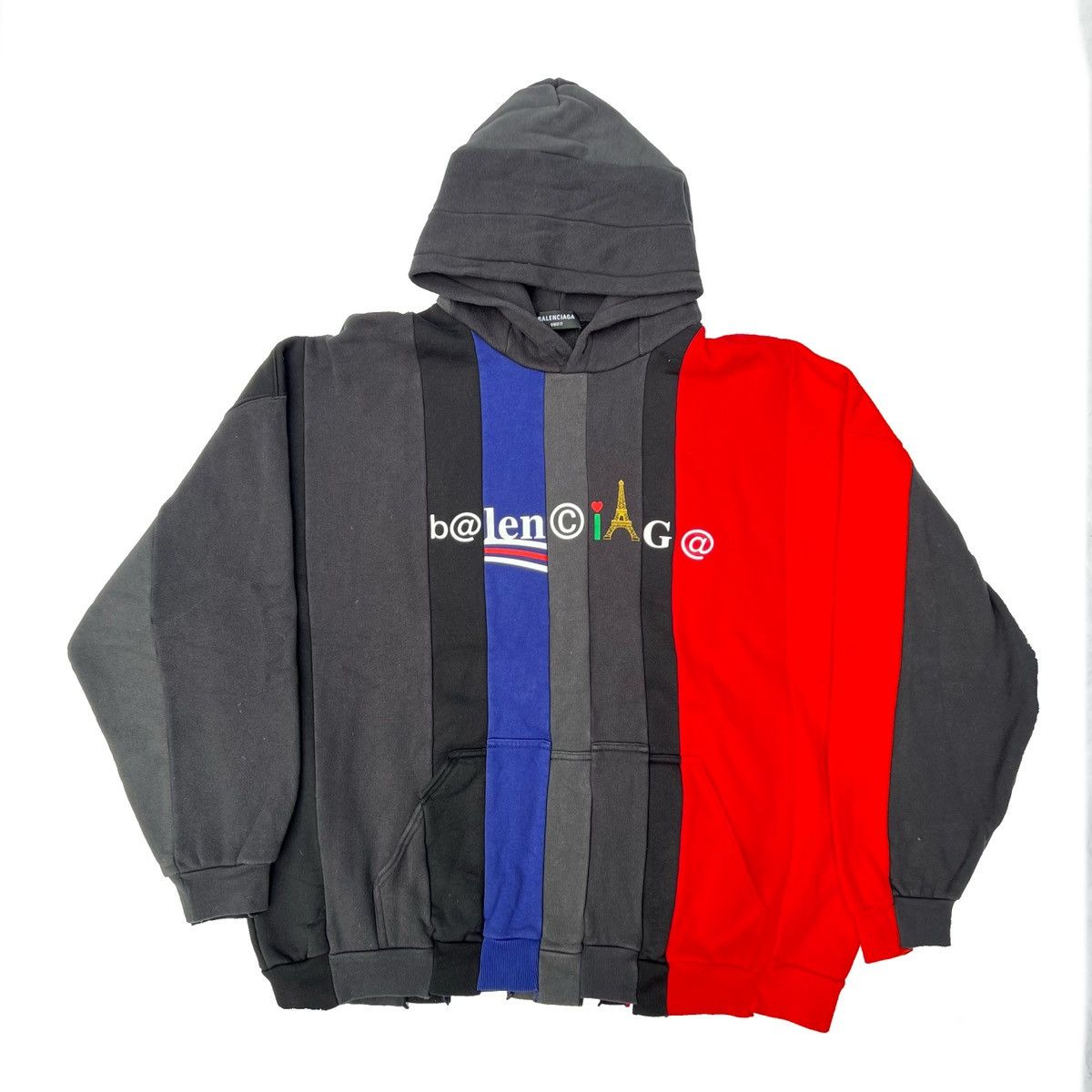 Balenciaga BALENCIAGA CUT-UP HOODIE TOKYO FLAGSHIP STORE EXCLUSIVE