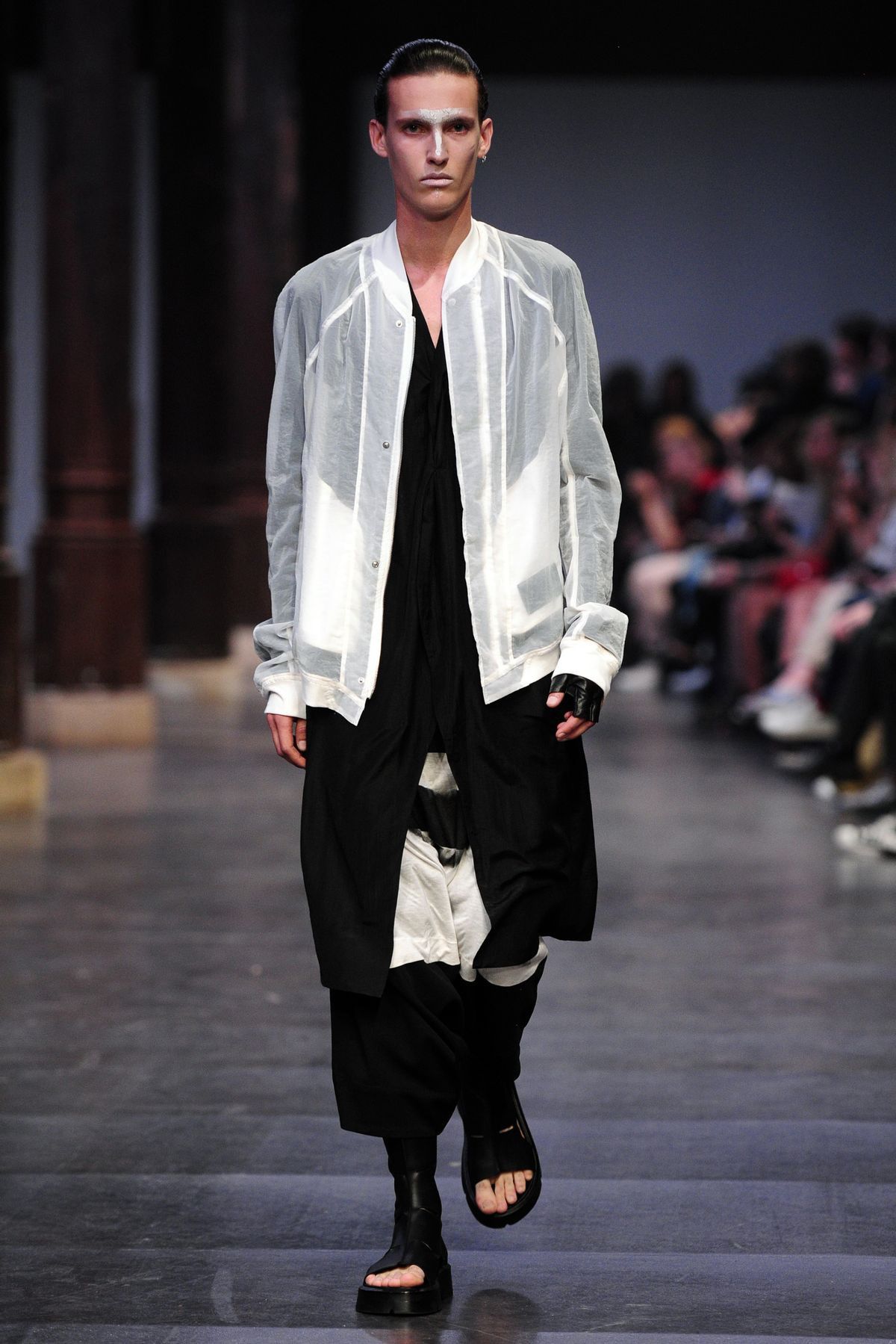 Julius SS16 Runway Nylon Organdie SeeThrough Blouson Bomber Jacket Size US M / EU 48-50 / 2 - 6 Thumbnail