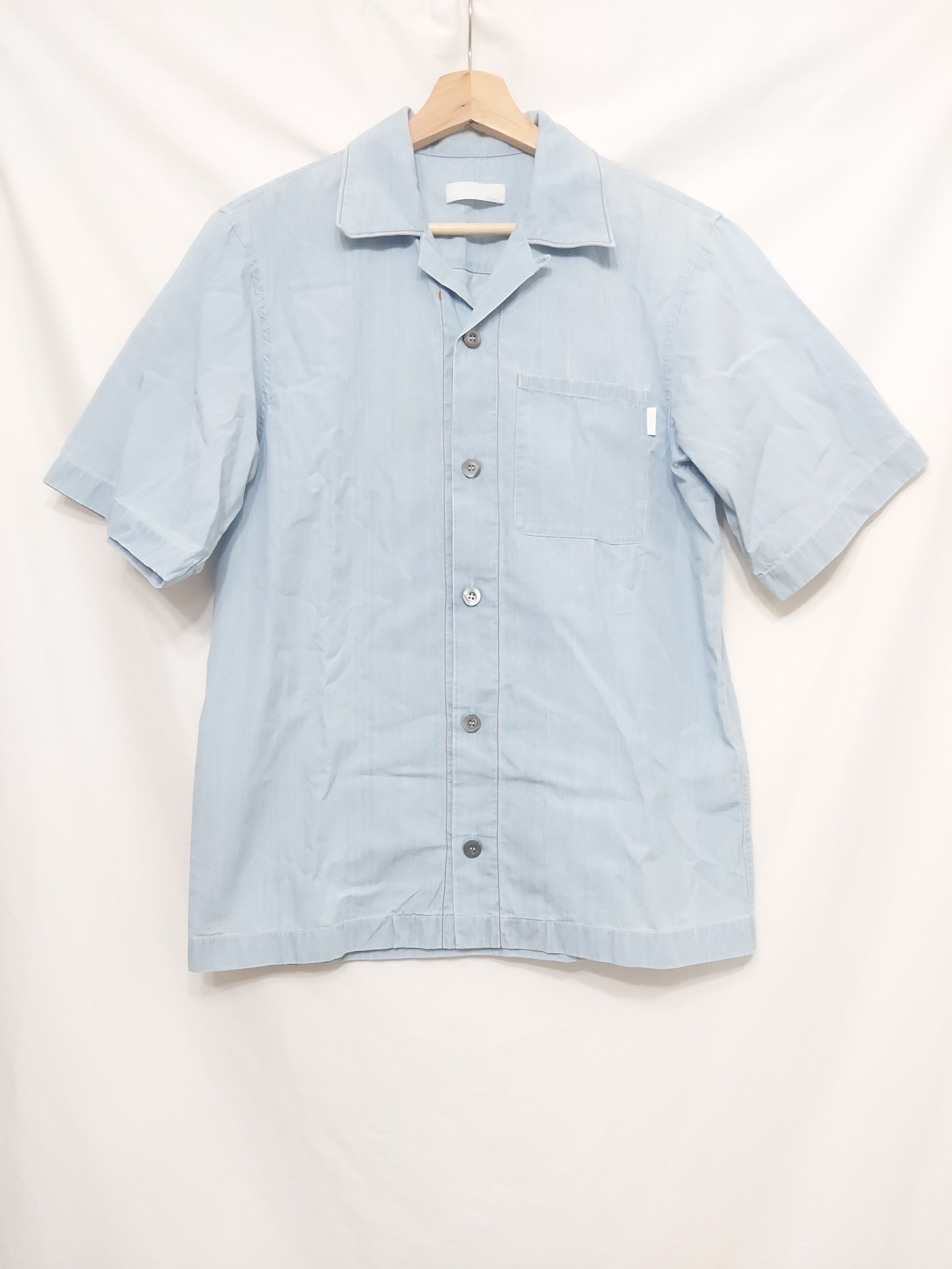 Prada Prada light blue camp collar short sleeved shirt Size US S / EU 44-46 / 1 - 1 Thumbnail