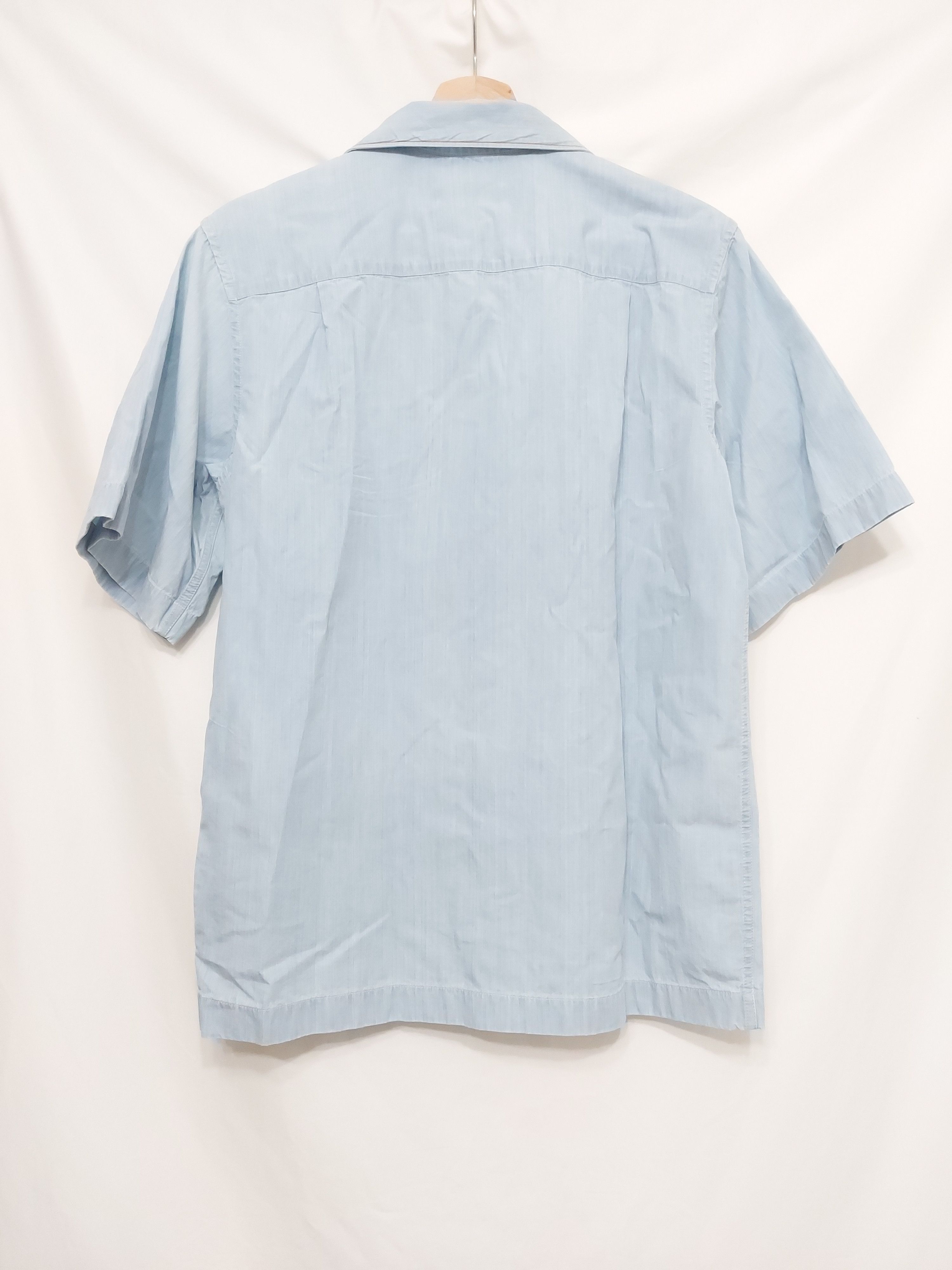 Prada Prada light blue camp collar short sleeved shirt Size US S / EU 44-46 / 1 - 2 Thumbnail