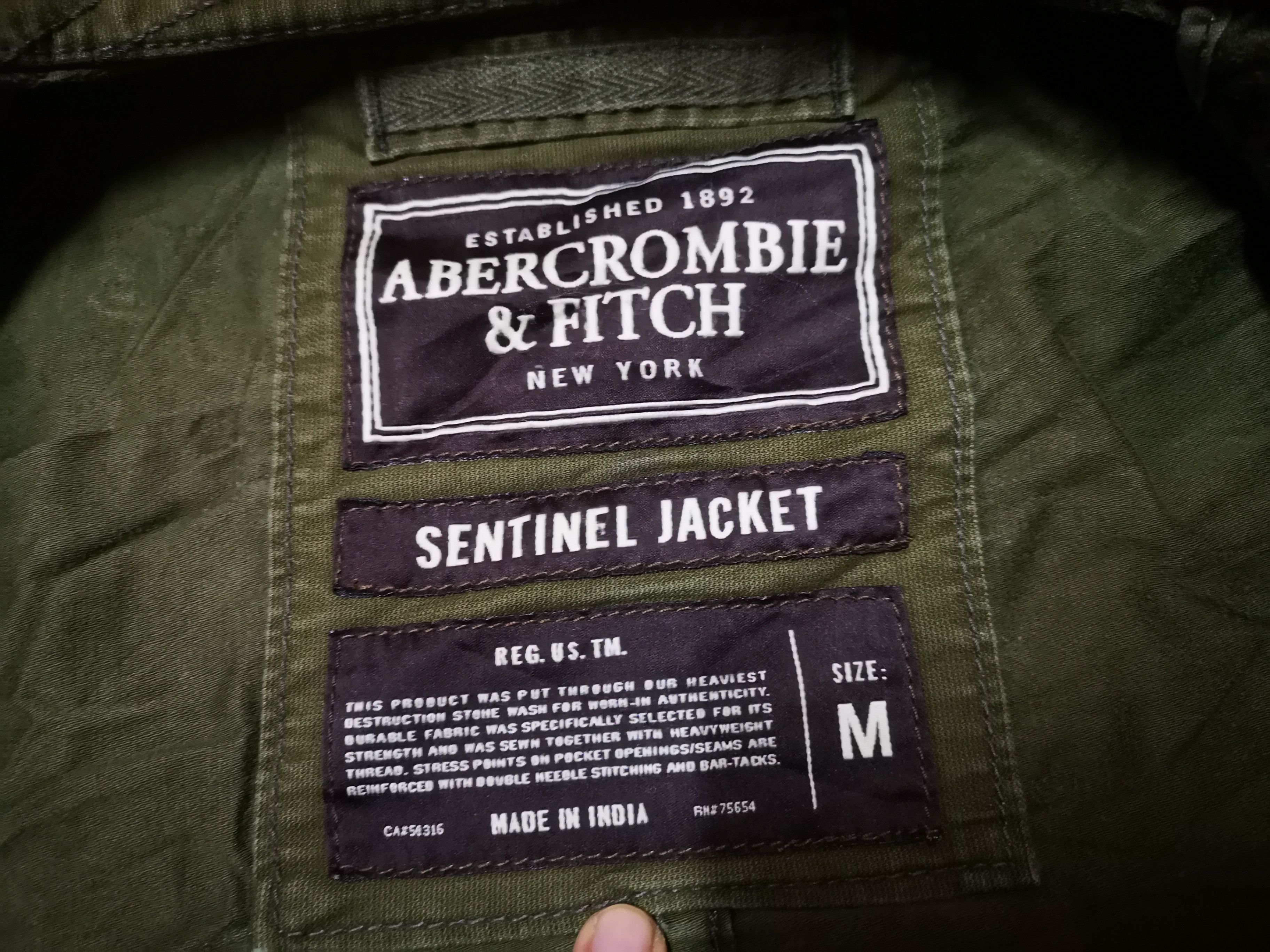 Abercrombie & Fitch Sentinal Jacket Abercrombie & Fitch x military Style Size US M / EU 48-50 / 2 - 12 Thumbnail