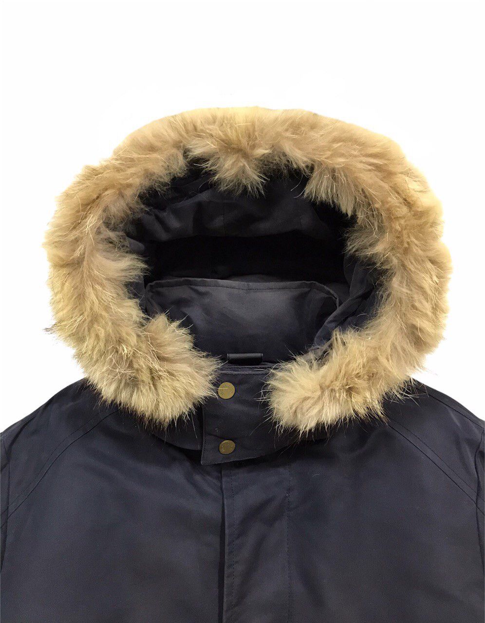 Moncler Fur Faded Down Jacket Size US M / EU 48-50 / 2 - 6 Thumbnail