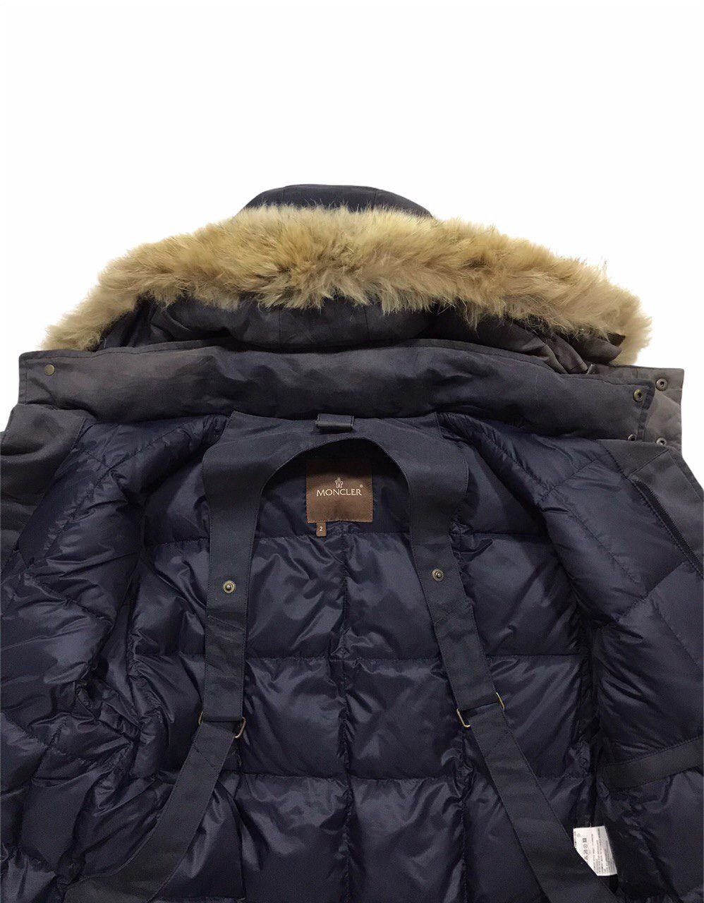 Moncler Fur Faded Down Jacket Size US M / EU 48-50 / 2 - 8 Thumbnail