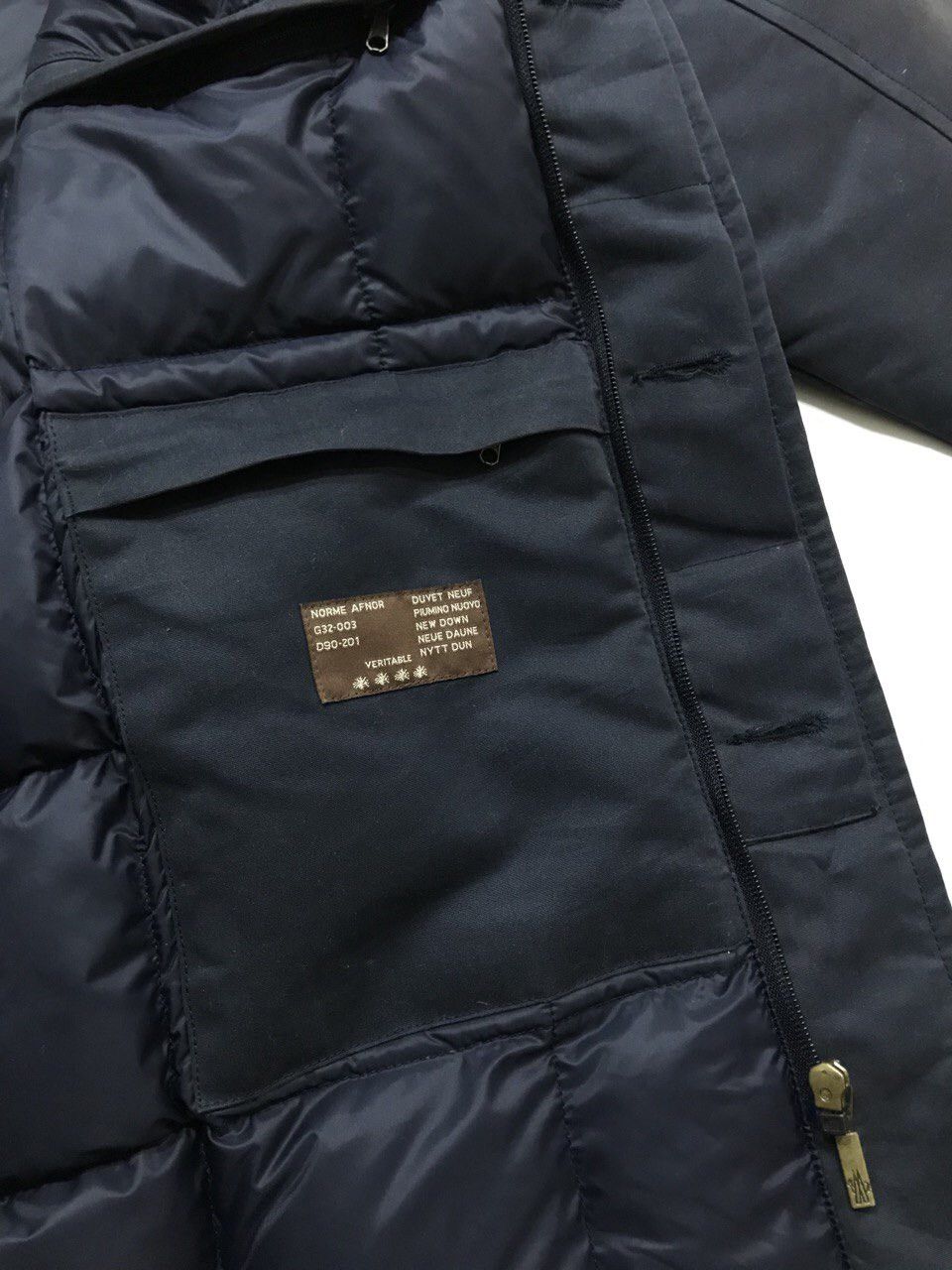 Moncler Fur Faded Down Jacket Size US M / EU 48-50 / 2 - 9 Thumbnail