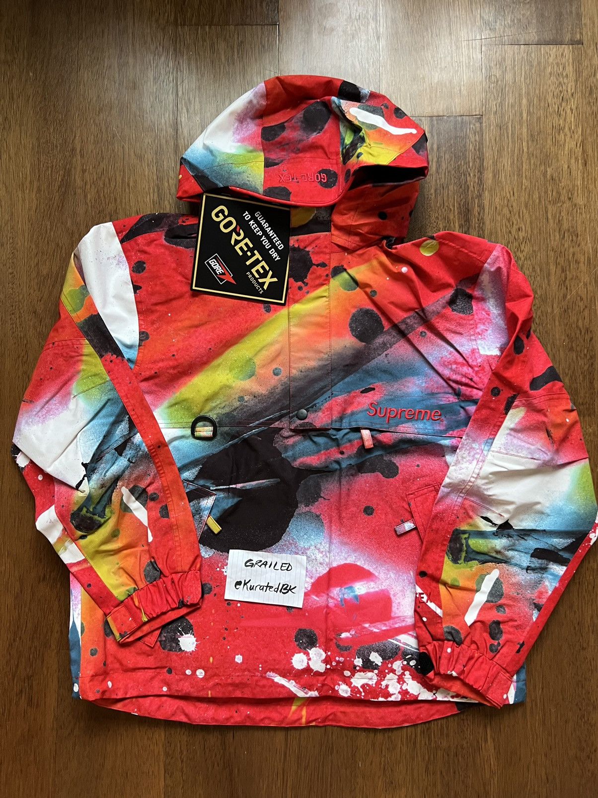 Supreme Supreme Rammellzee Gore-Tex Anorak Red Multi | Grailed