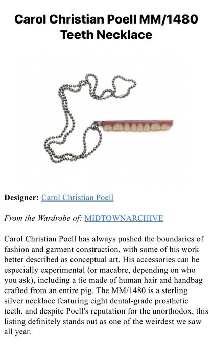 Carol Christian Poell Necklace 2025 | www.antarctic-circle.org Carol Christian Poell Necklace 2025 | www.antarctic-circle.org