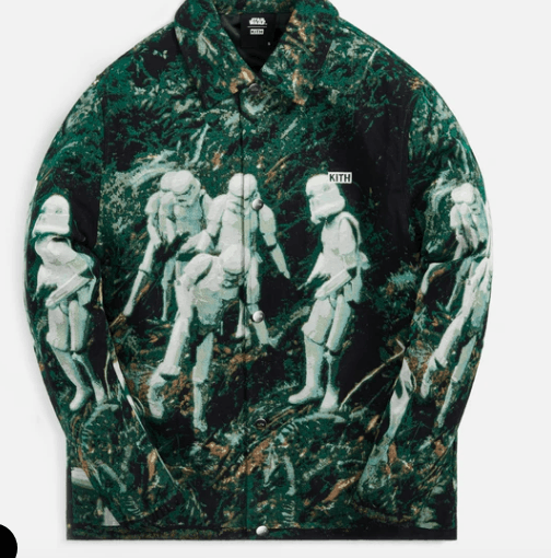 Kith Kith Star Wars Endor Coaches Jacket Tapestry Large | Grailed