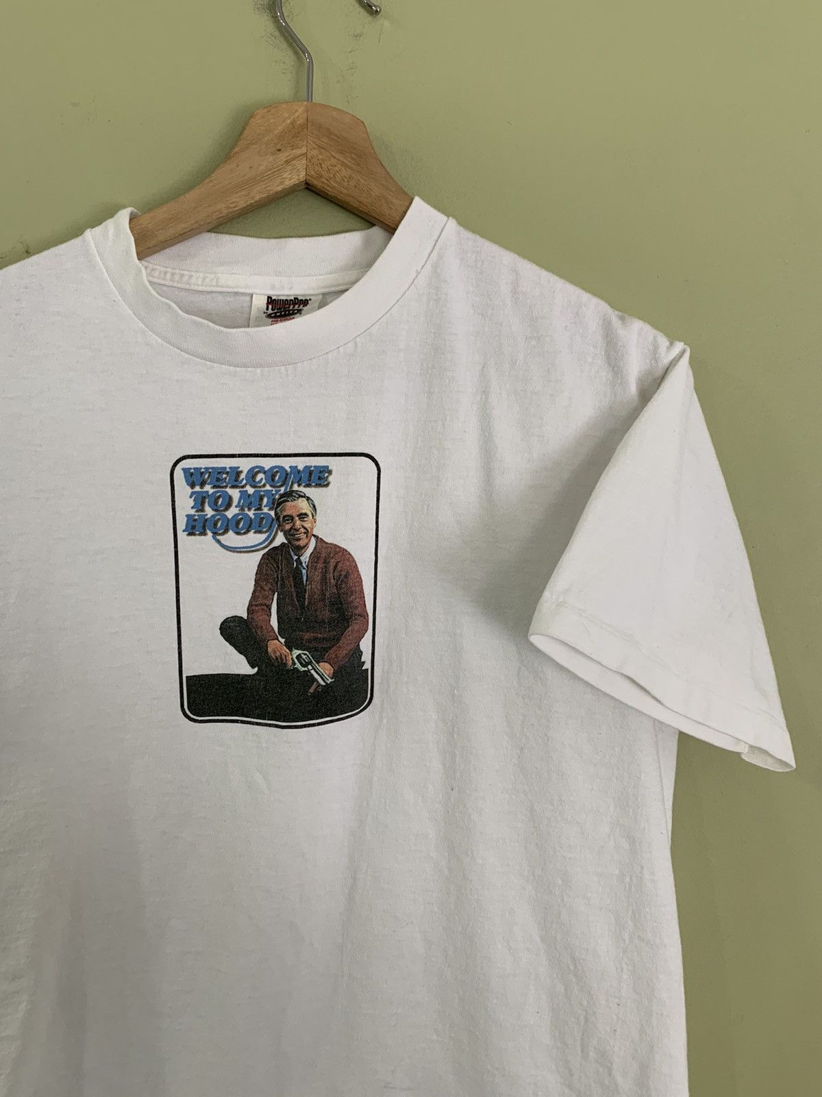 Vintage Vintage 90s Mr Rogers Welcome To My Hood Tee Shirt | Grailed
