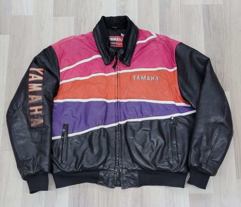 Vintage Vintage Yamaha snowmobile Leather Jacket Grailed