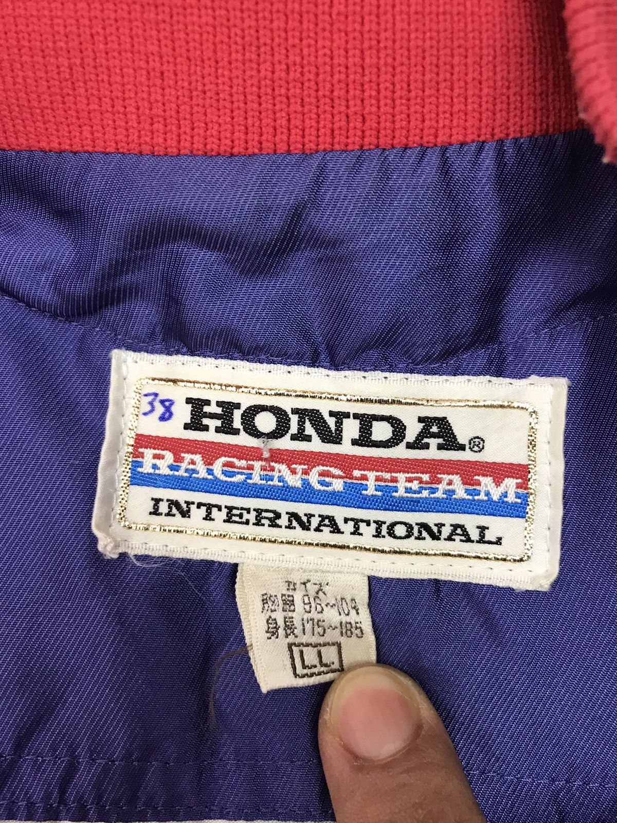 Honda Vintage Honda International Racing Team Bomber Jacket Size US XL / EU 56 / 4 - 17 Thumbnail