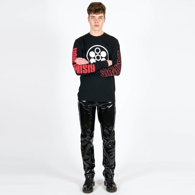Yang Li Samizdat Vinyl Five Pocket Trousers Size US 29 - 3 Thumbnail