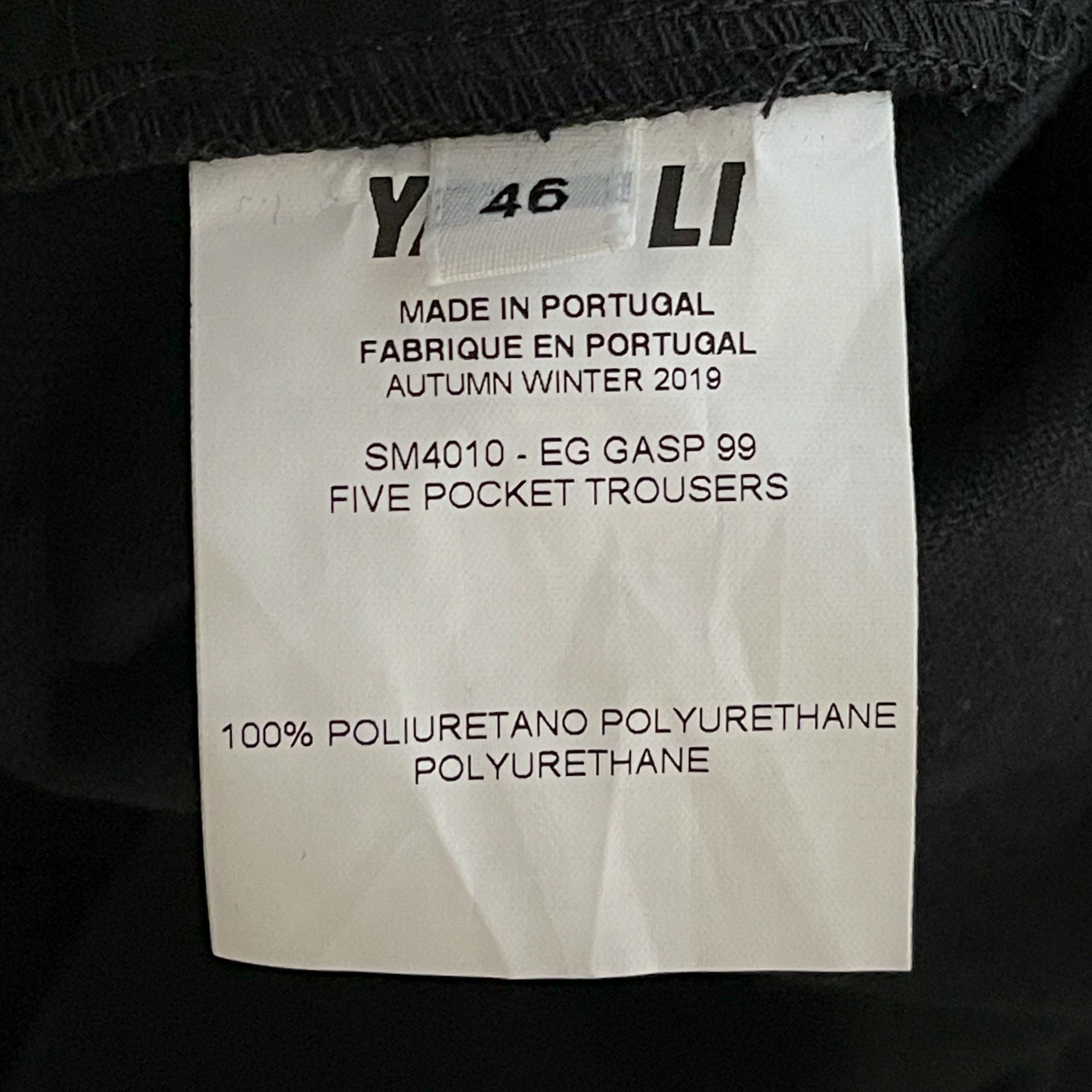 Yang Li Samizdat Vinyl Five Pocket Trousers Size US 29 - 4 Thumbnail