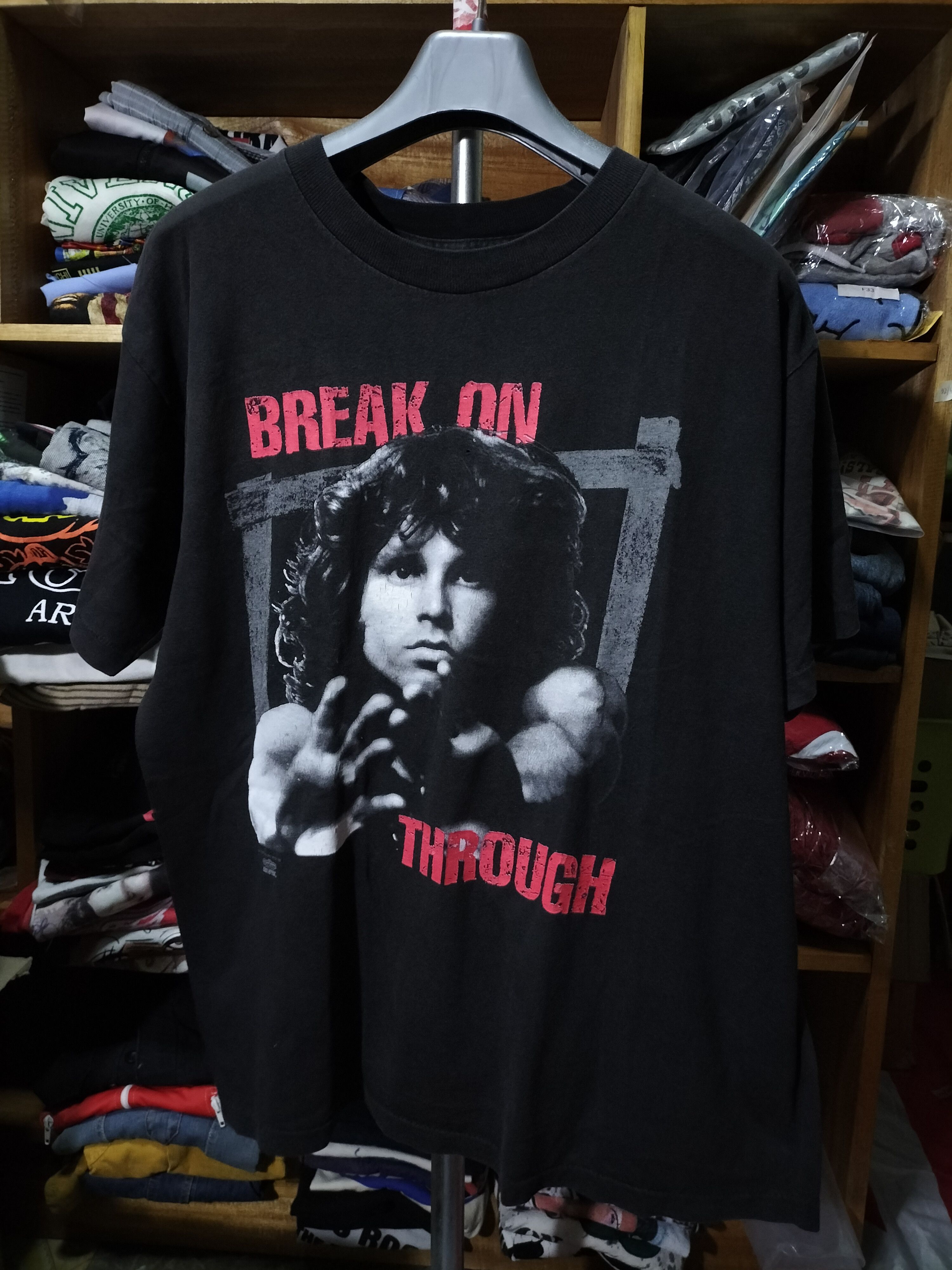 Band Tees Vintage 90s Jim Morrison The Doors Band 1993 by Winterland Size US L / EU 52-54 / 3 - 1 Thumbnail