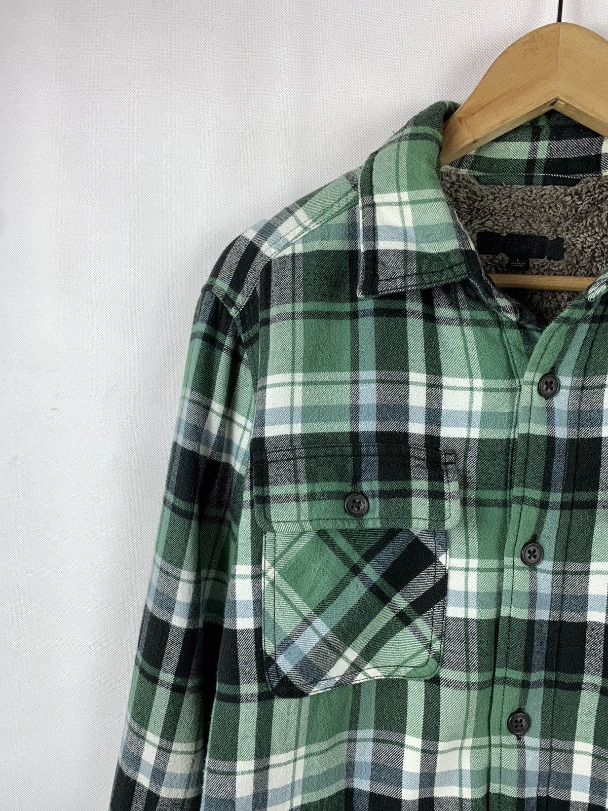 Flannel × Uniqlo Vintage Uniqlo Flannel Double Pocket Size US L / EU 52-54 / 3 - 7 Thumbnail