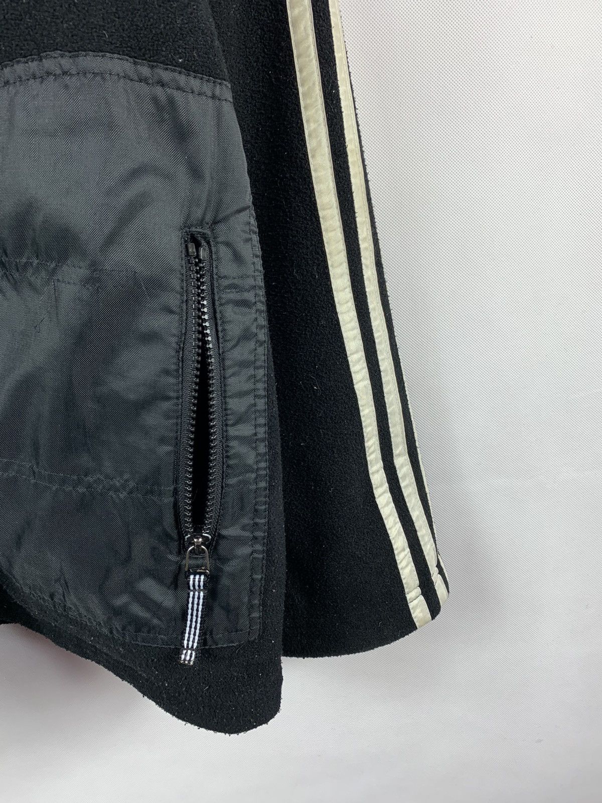 Adidas Vintage Adidas Wool Fleece Zipper Jacket Size US XL / EU 56 / 4 - 7 Thumbnail