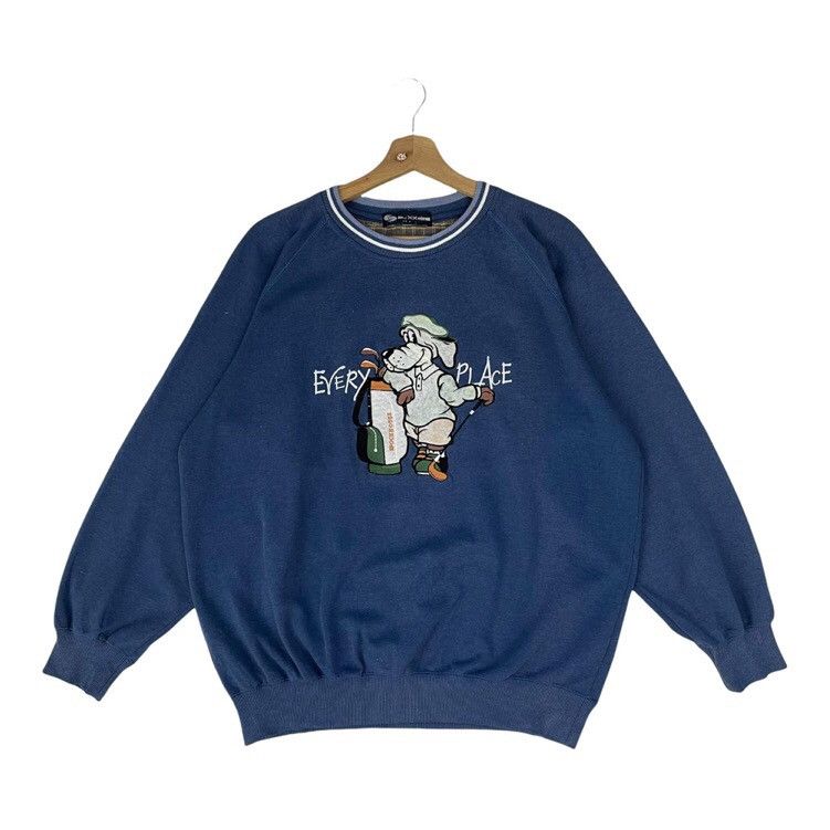 Vintage Every Place Golf Crewneck Sweatshirt Size M