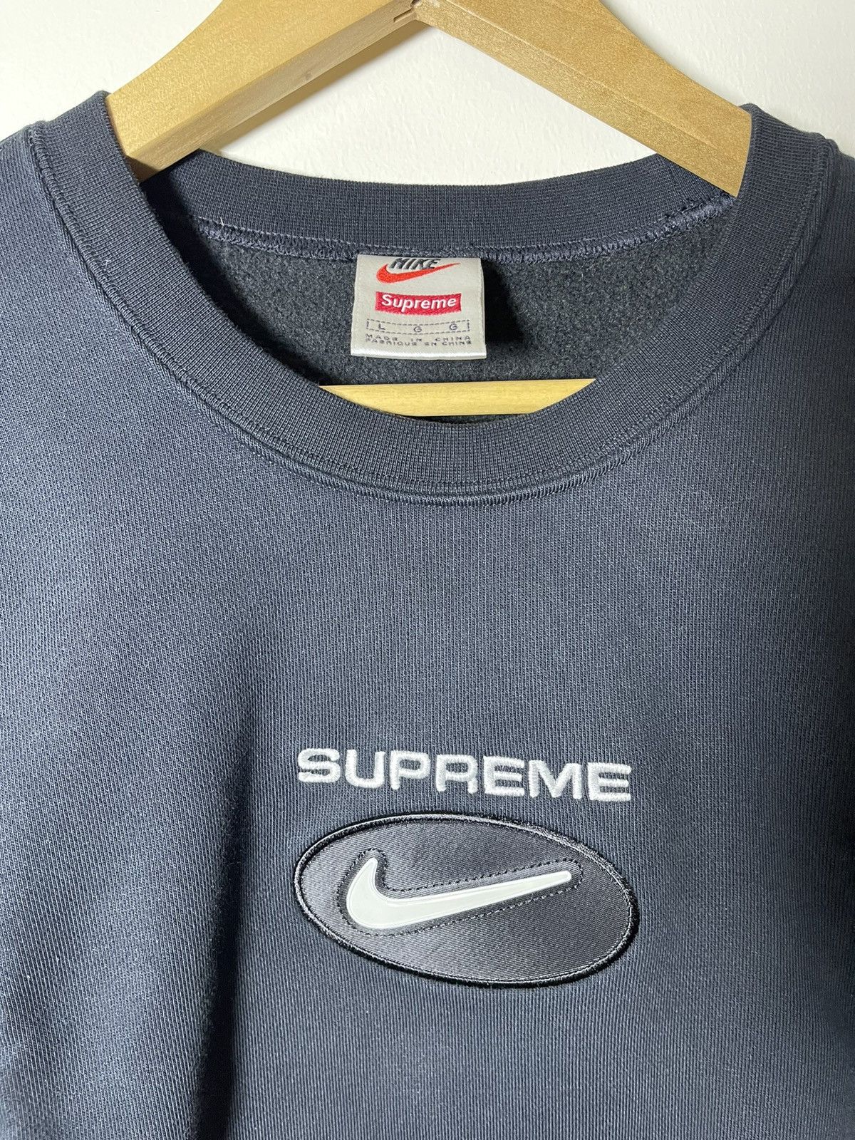 Supreme x nike jewel crewneck sale