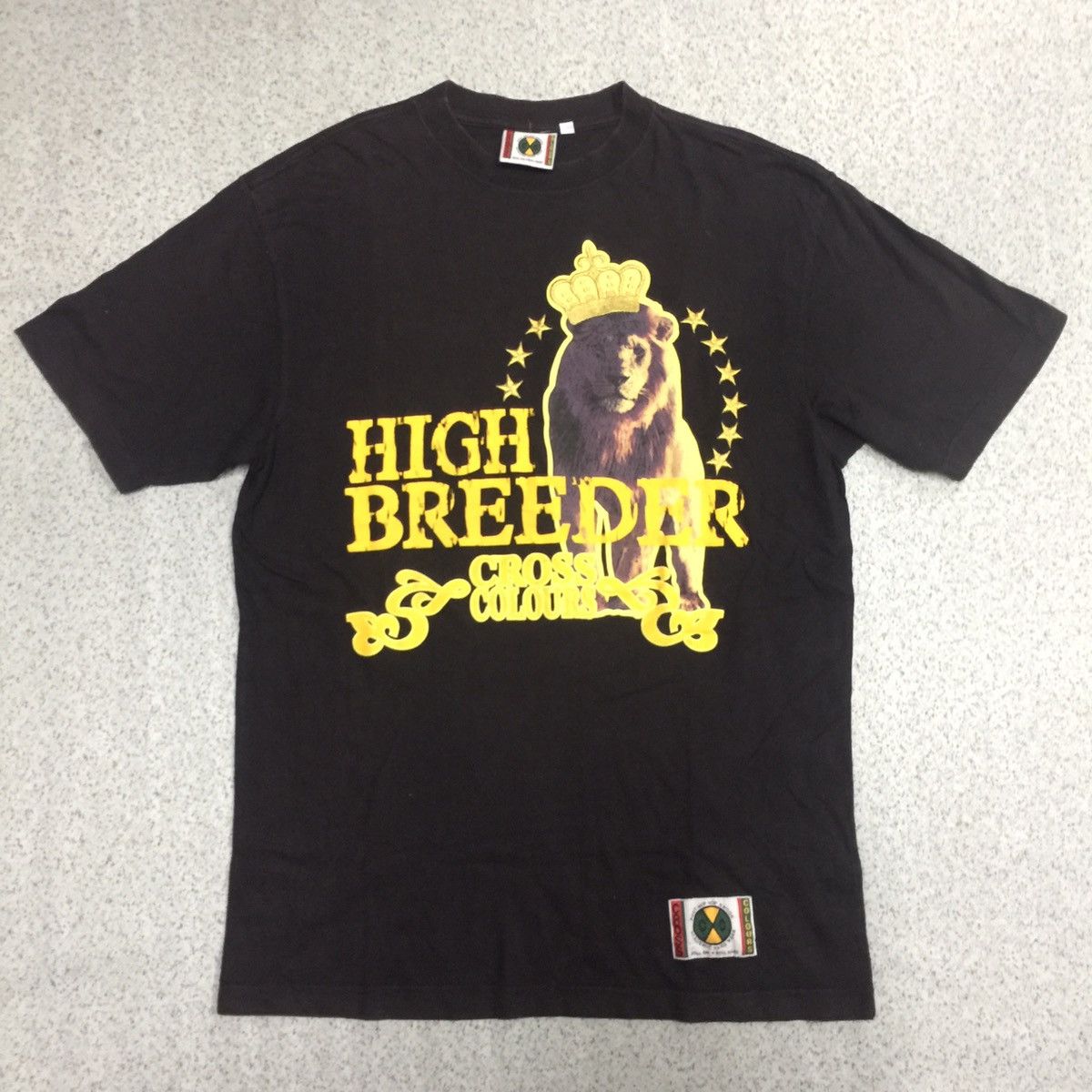 Cross Colours Vintage Cross Colours HIGH BREEDER Hip Hop Rap Tees Shirt Size US L / EU 52-54 / 3 - 3 Thumbnail