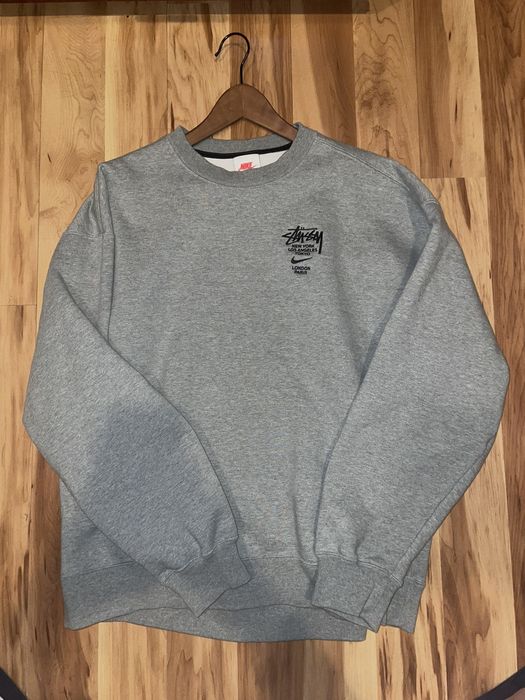 Nike STÜSSY / NIKE NRG ZR CREW FLEECE international | Grailed