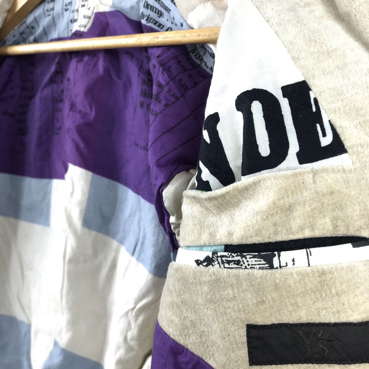 Yohji Yamamoto Yohji Yamamoto Y’S For Men Art Paris Blazer Made in Japan Size 42R - 3 Thumbnail