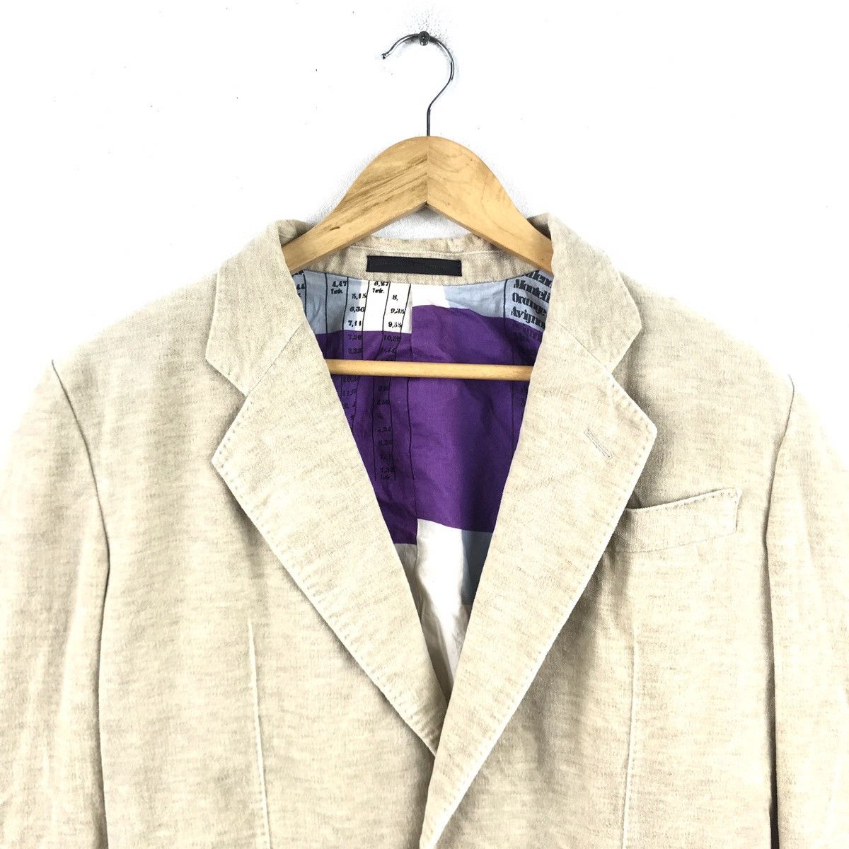 Yohji Yamamoto Yohji Yamamoto Y’S For Men Art Paris Blazer Made in Japan Size 42R - 7 Thumbnail