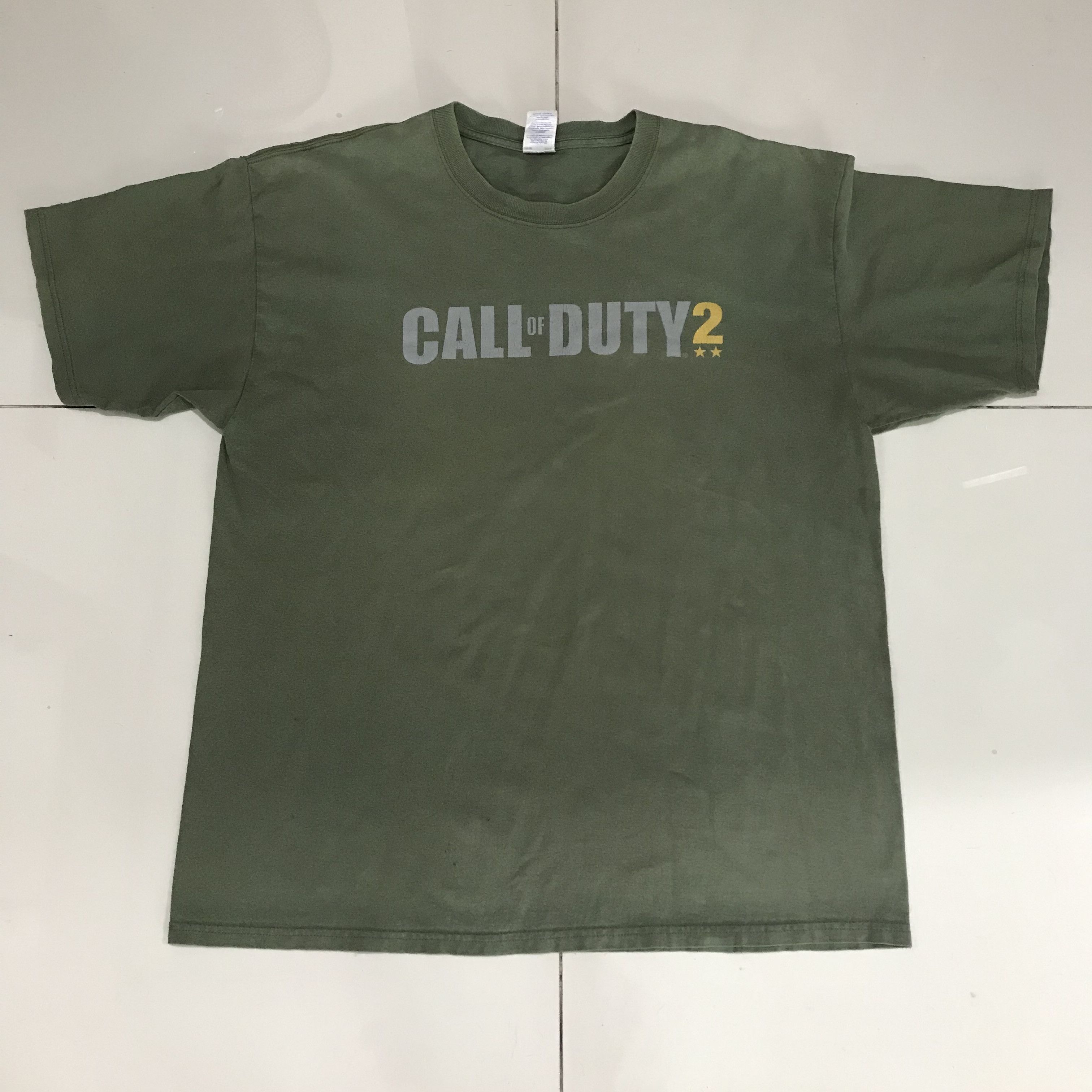 Playstation Vintage Y2K Call of Duty 2 GameStop Promo Tee infinity ward Size US XL / EU 56 / 4 - 2 Thumbnail
