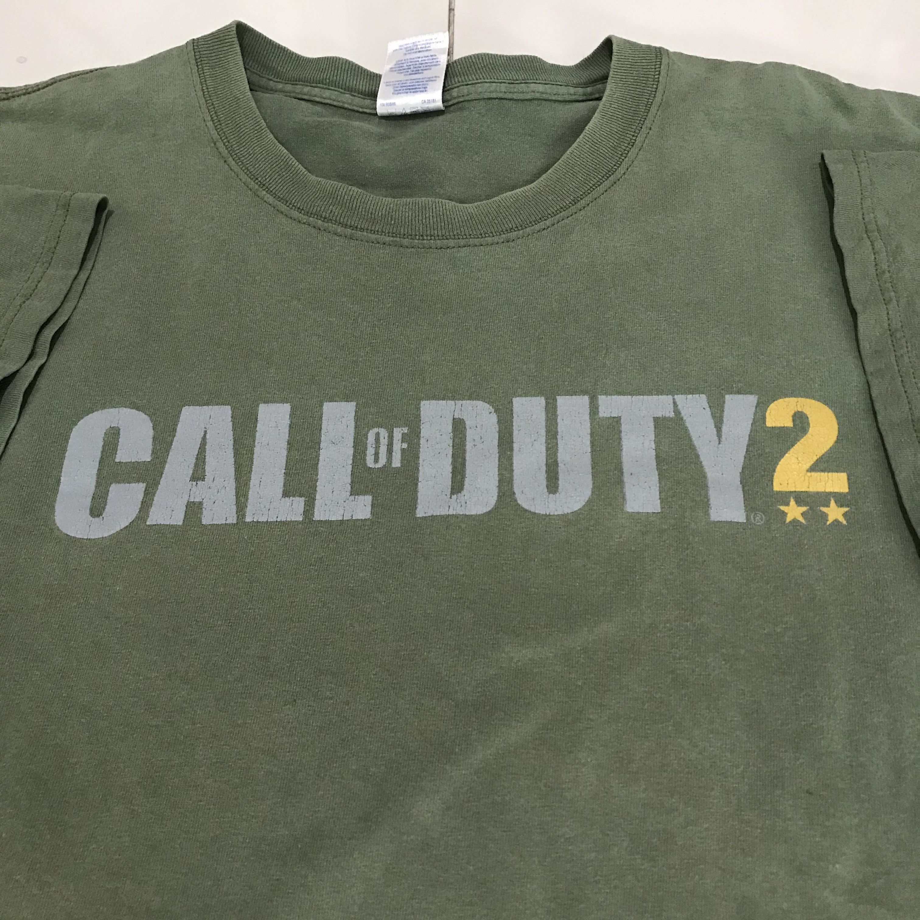 Playstation Vintage Y2K Call of Duty 2 GameStop Promo Tee infinity ward Size US XL / EU 56 / 4 - 1 Thumbnail
