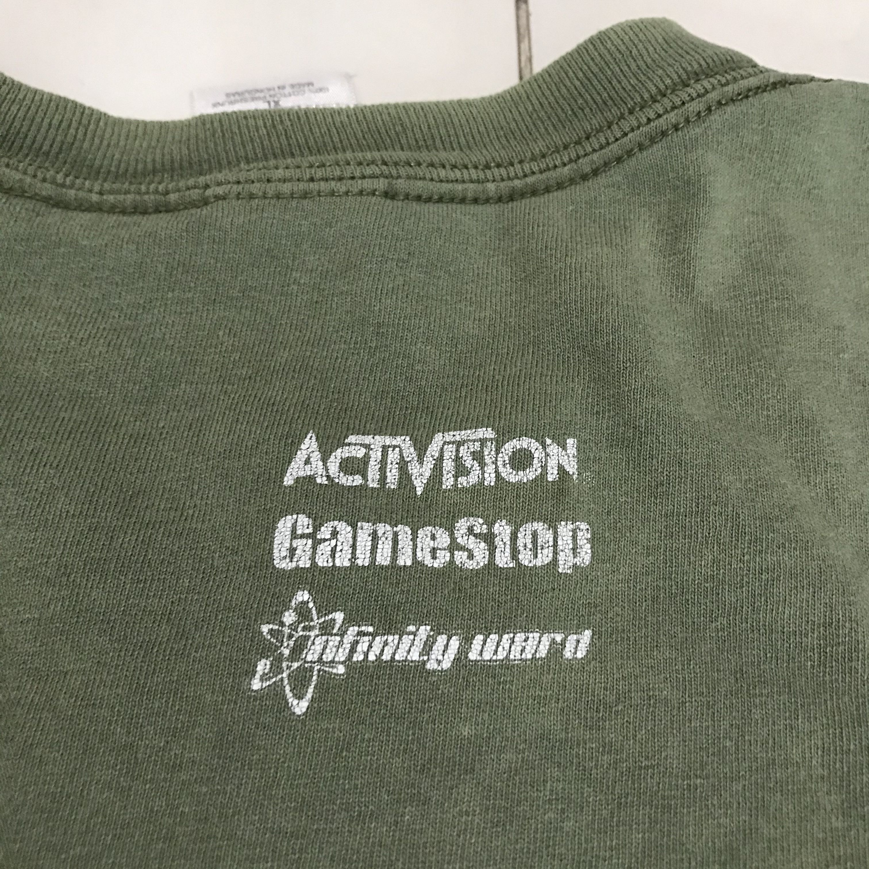 Playstation Vintage Y2K Call of Duty 2 GameStop Promo Tee infinity ward Size US XL / EU 56 / 4 - 5 Thumbnail
