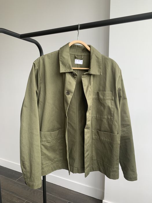Asket Asket Overshirt in Olive (great condition) | Grailed