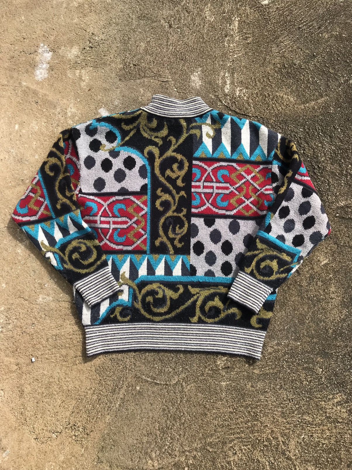 Japanese Brand × Vintage × Yoshiyuki Konishi Vintage Ficce Uomo Knitwear by Yoshiyuki Konishi Size US L / EU 52-54 / 3 - 3 Thumbnail