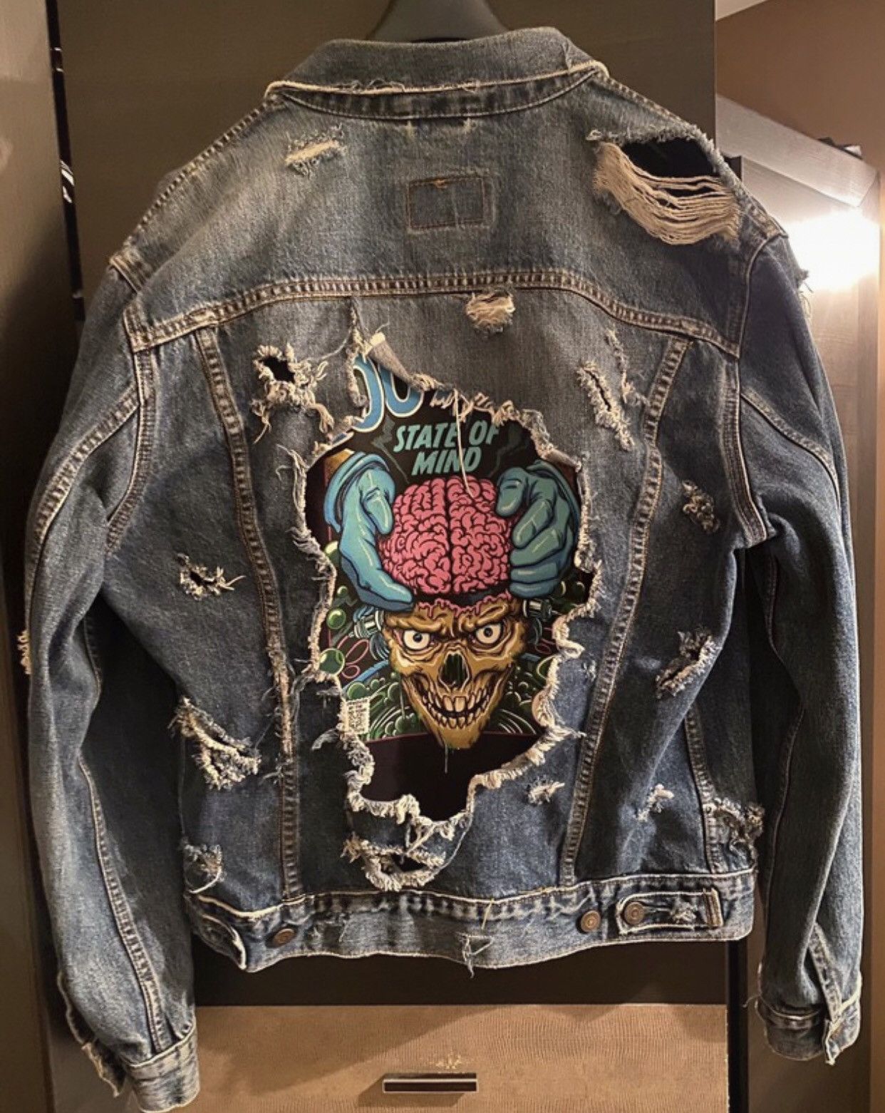 Custom Vintage Custom Levis Denim jacket | Grailed