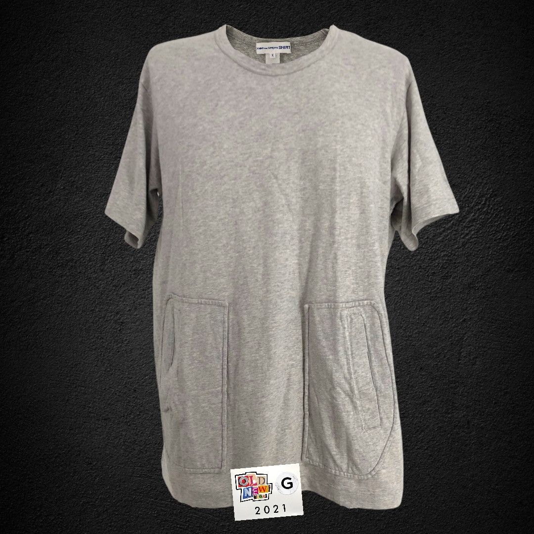 Comme des Garcons CdG Shirt - Double Pocket S/S Shirt - s23116 Size US XL / EU 56 / 4 - 1 Thumbnail